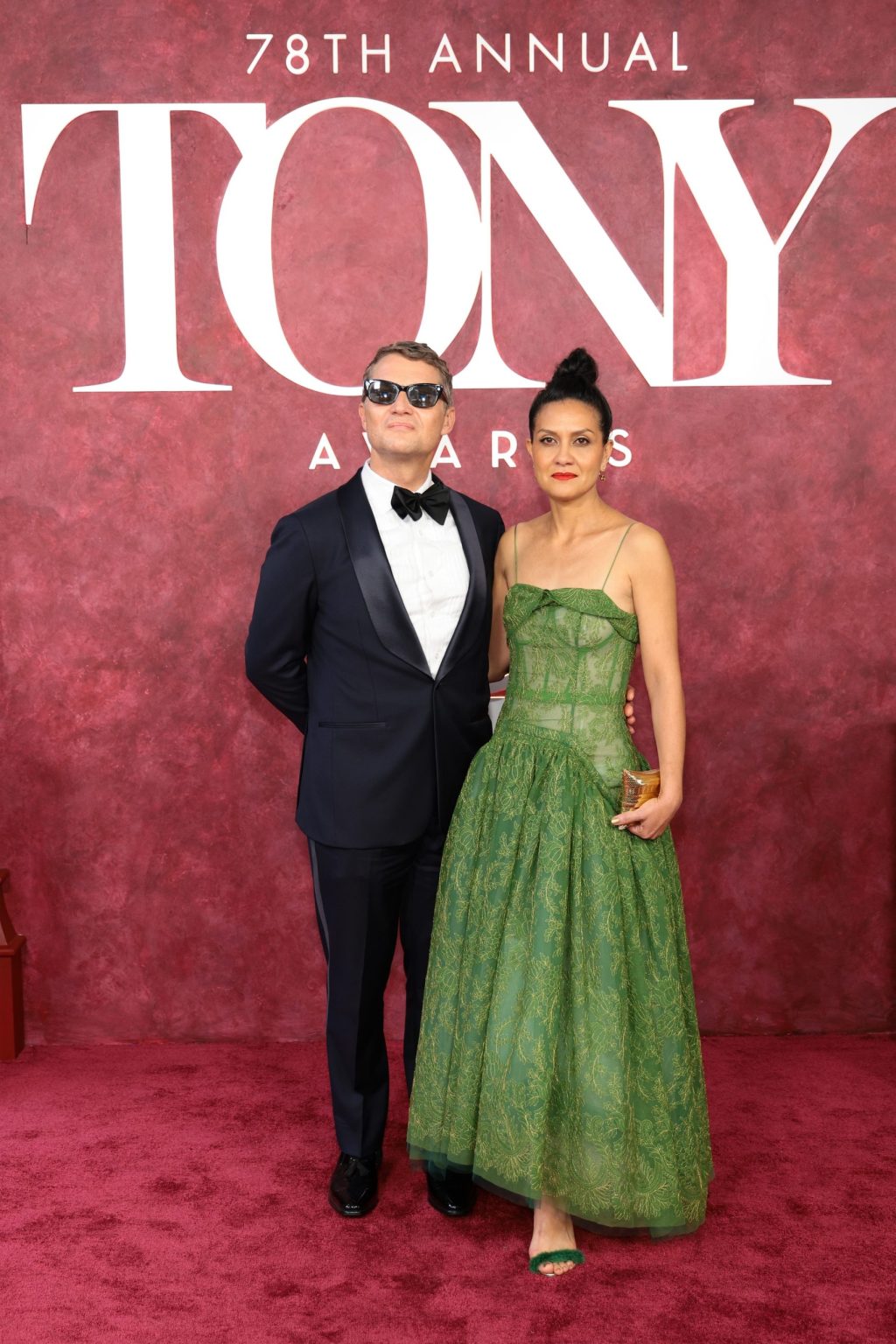 NEW YORK, NEW YORK - JUNE 08: (L-R) Martin Forster and Brenda Abbandandolo attend The 78th Annual Tony Awards at Radio City Music Hall on June 08, 2025 in New York City. (Photo by Dimitrios Kambouris/Getty Images for Tony Awards Productions)