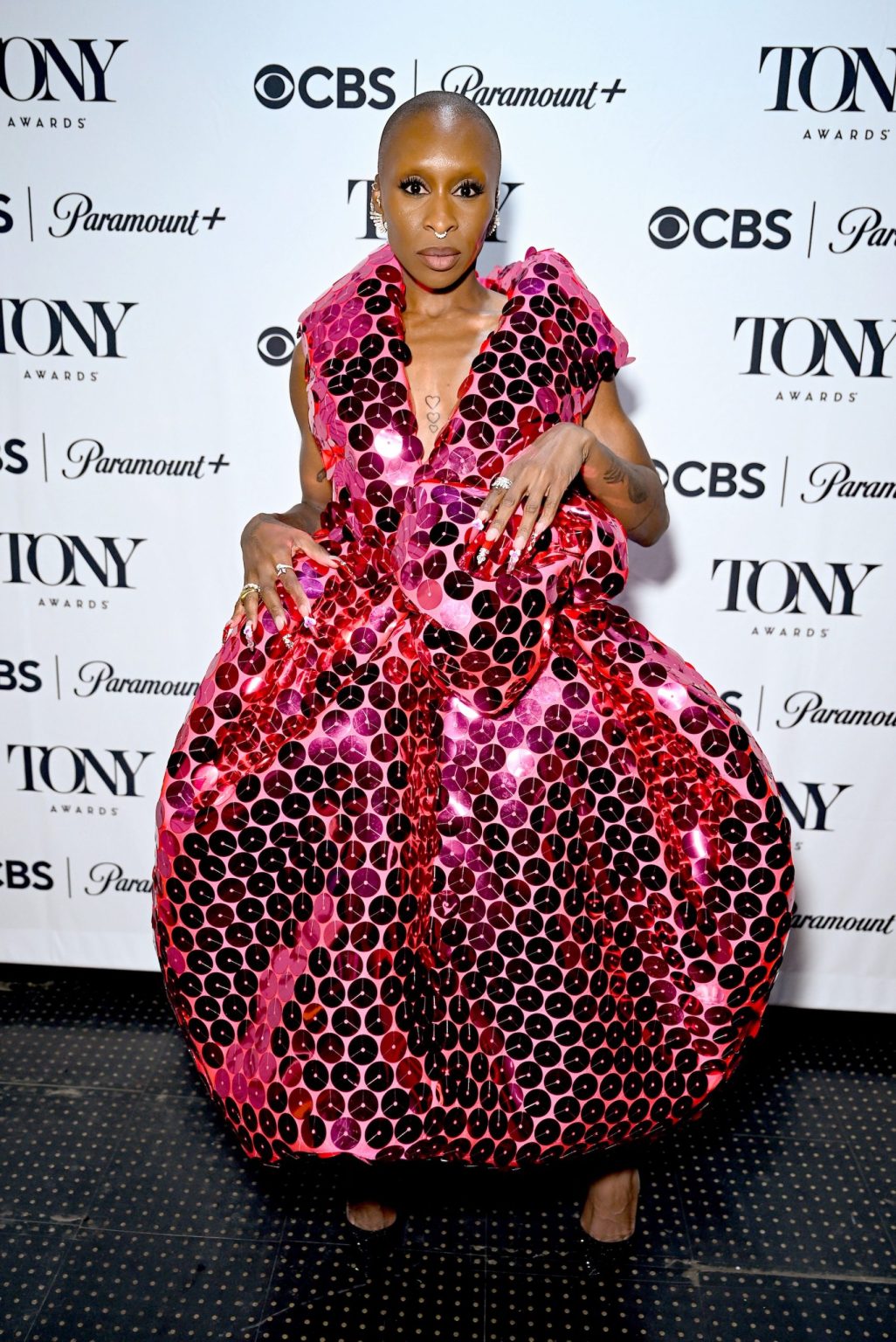 NEW YORK, NEW YORK - JUNE 08: Cynthia Erivo attends The 78th Annual Tony Awards Green Room presented by Cunard at Radio City Music Hall on June 08, 2025 in New York City. (Photo by Jenny Anderson/Getty Images for Tony Awards Productions)