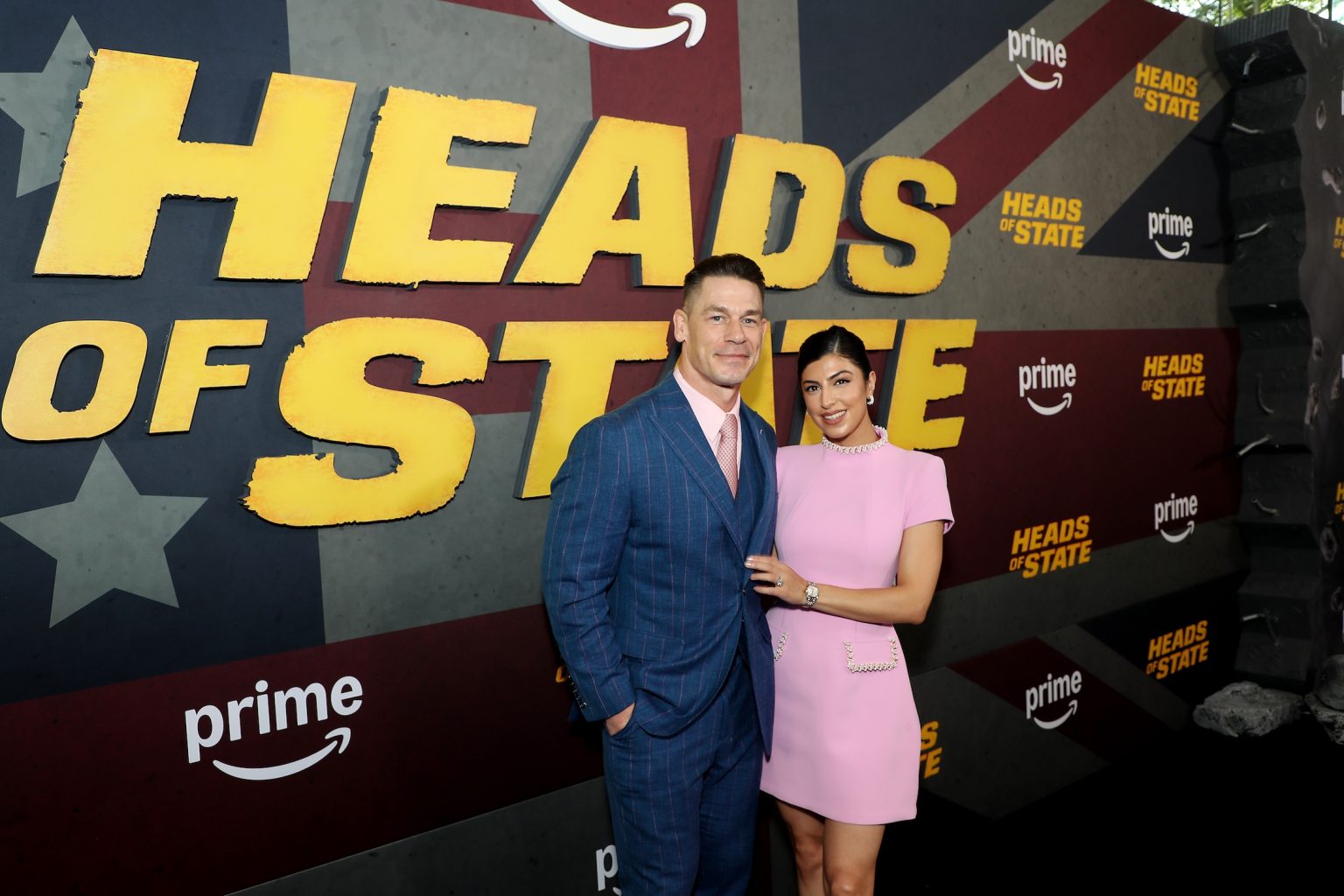 New York, New York - 6/24/25 - John Cena and Shay Shariatzadeh attends the Amazon MGM Studios World Premiere of “Heads of State” - PICTURED: John Cena and Shay Shariatzadeh - PHOTO by: Marion Curtis / StarPix for Amazon MGM Studios - Location: Alice Tully Hall, Lincoln Center