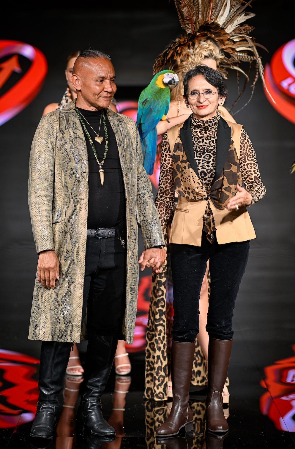 MIAMI BEACH, FLORIDA - MAY 31: Jose Alexander walks the runway at the Love For Upcycling show during Miami Swim Week Powered By Art Hearts Fashion at Eden Roc Hotel on May 31, 2025 in Miami Beach, Florida. (Photo by Arun Nevader/Getty Images for Art Hearts Fashion)