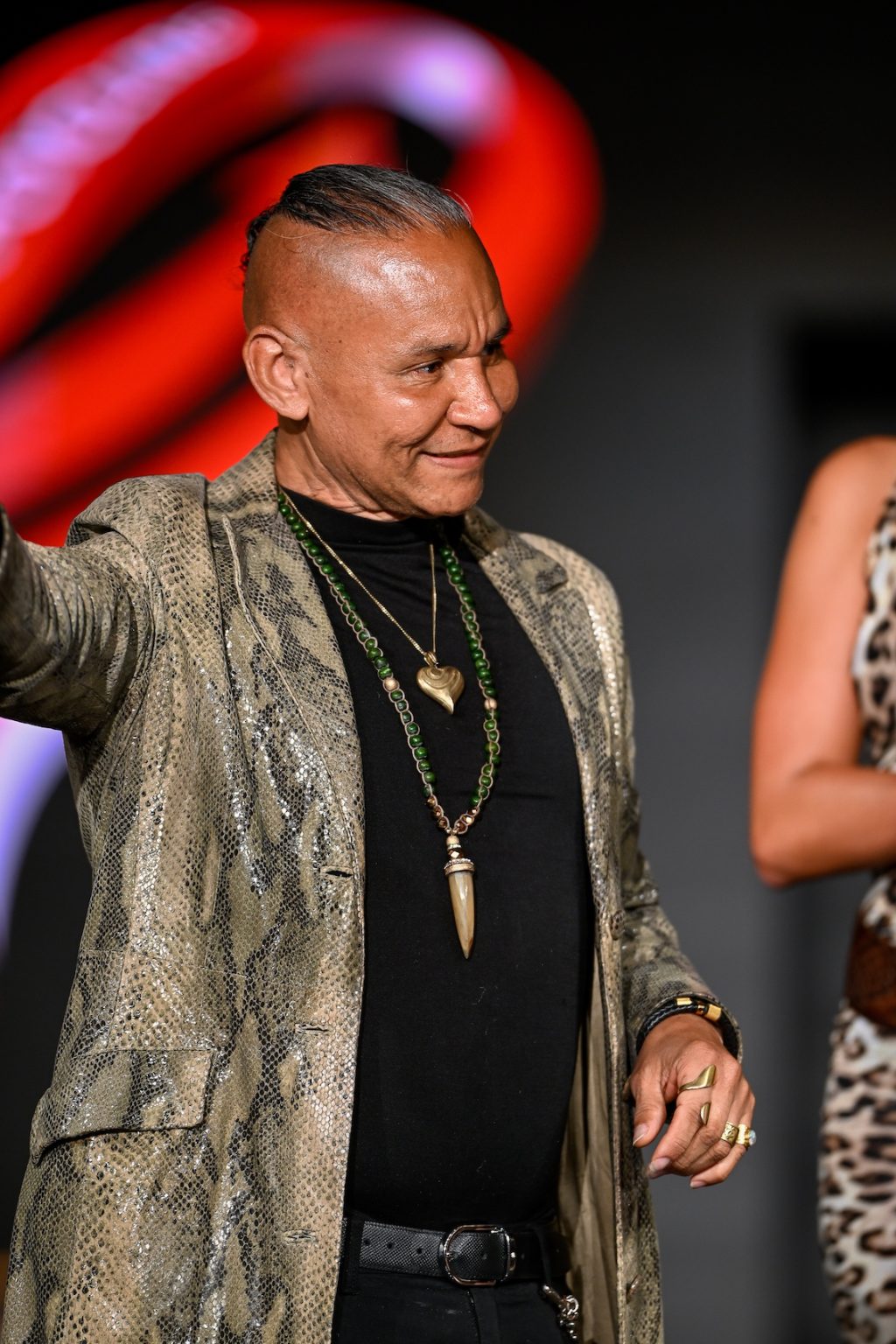 MIAMI BEACH, FLORIDA - MAY 31: Jose Alexander walks the runway at the Love For Upcycling show during Miami Swim Week Powered By Art Hearts Fashion at Eden Roc Hotel on May 31, 2025 in Miami Beach, Florida. (Photo by Arun Nevader/Getty Images for Art Hearts Fashion)
