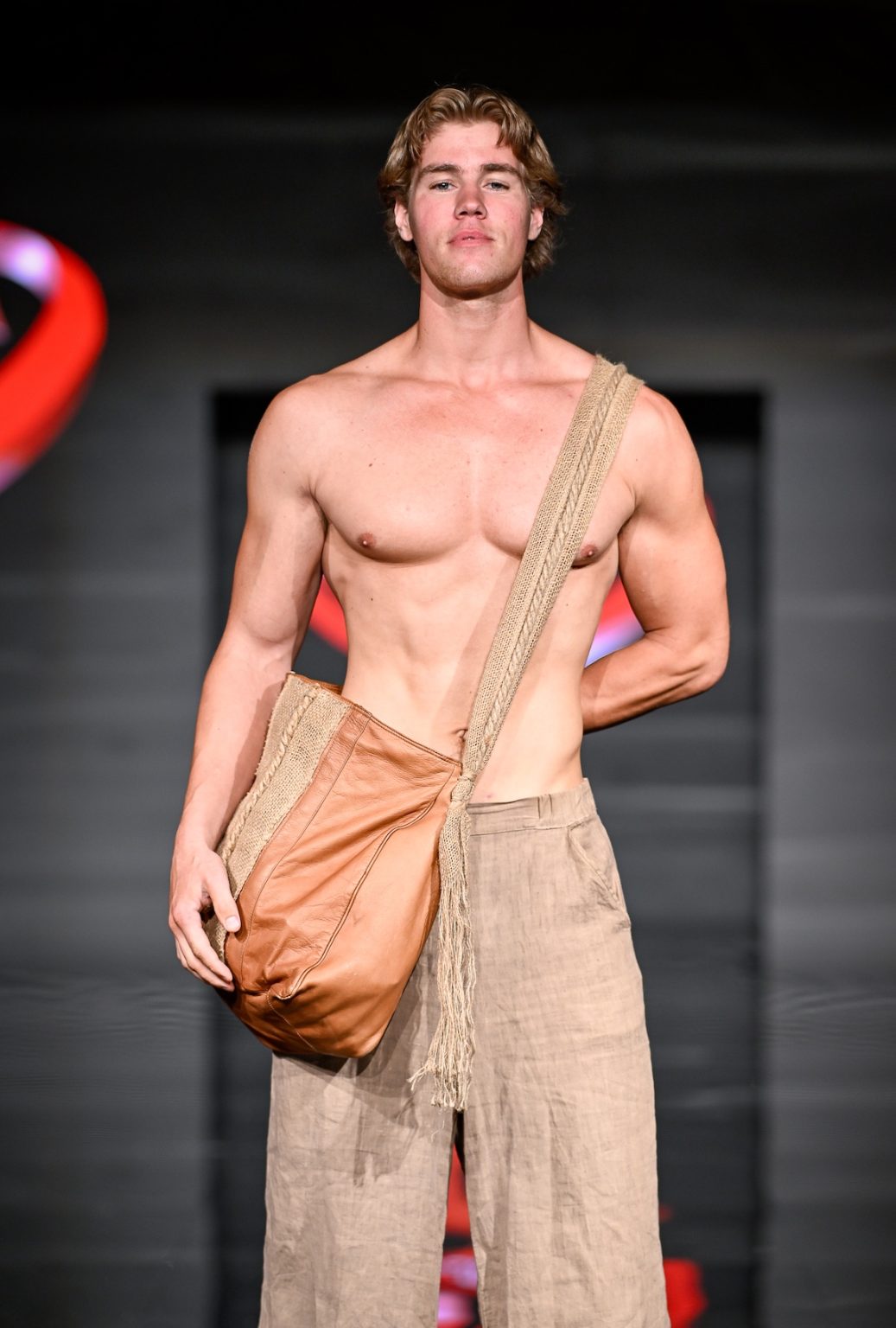 MIAMI BEACH, FLORIDA - MAY 31: A model walks the runway at the Love For Upcycling show during Miami Swim Week Powered By Art Hearts Fashion at Eden Roc Hotel on May 31, 2025 in Miami Beach, Florida. (Photo by Arun Nevader/Getty Images for Art Hearts Fashion)