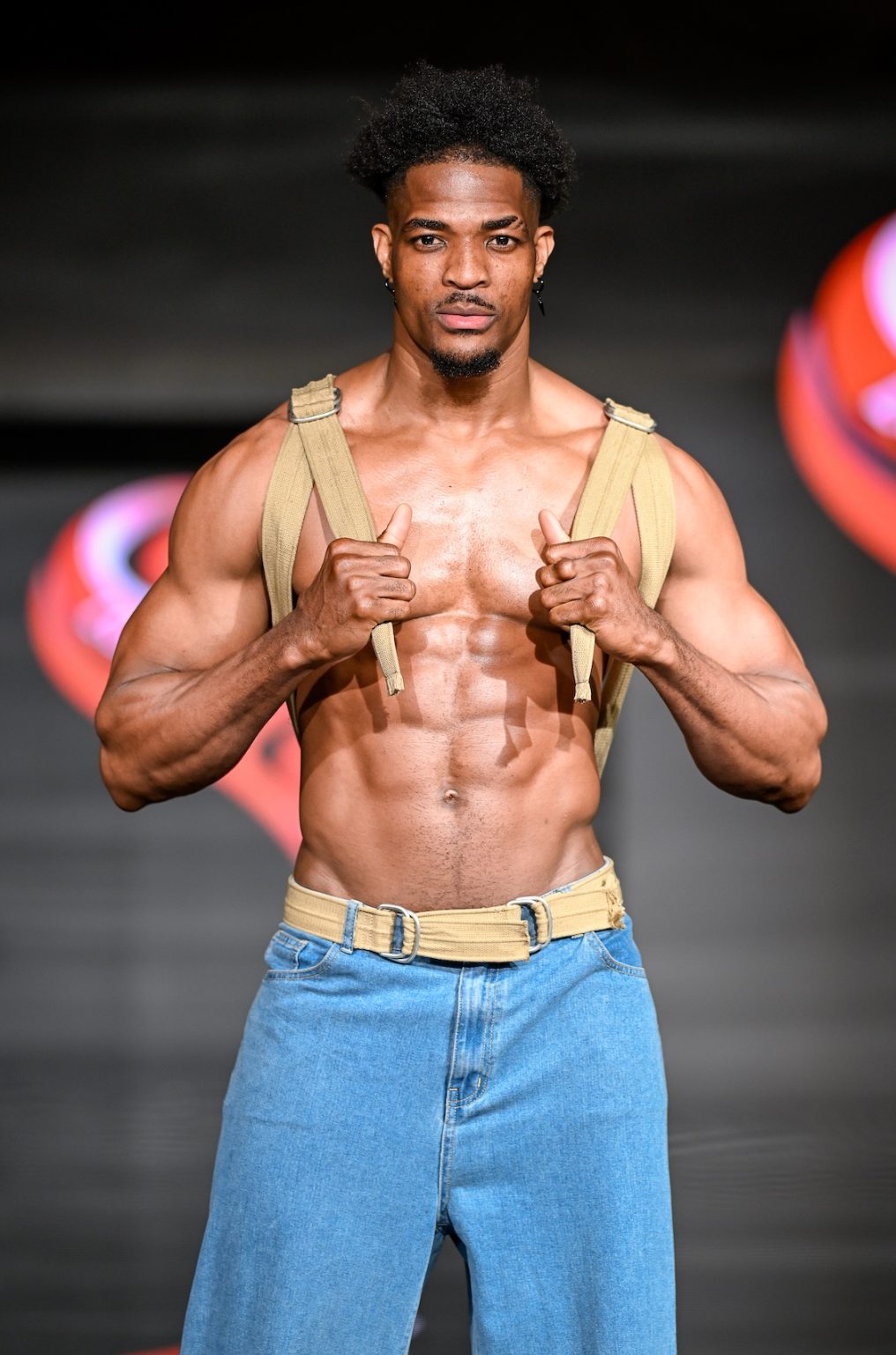 MIAMI BEACH, FLORIDA - MAY 31: A model walks the runway at the Love For Upcycling show during Miami Swim Week Powered By Art Hearts Fashion at Eden Roc Hotel on May 31, 2025 in Miami Beach, Florida. (Photo by Arun Nevader/Getty Images for Art Hearts Fashion)
