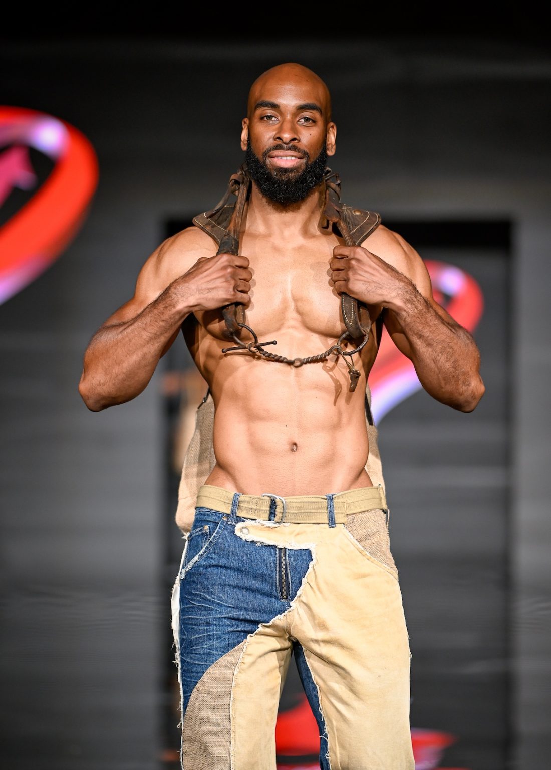 MIAMI BEACH, FLORIDA - MAY 31: A model walks the runway at the Love For Upcycling show during Miami Swim Week Powered By Art Hearts Fashion at Eden Roc Hotel on May 31, 2025 in Miami Beach, Florida. (Photo by Arun Nevader/Getty Images for Art Hearts Fashion)