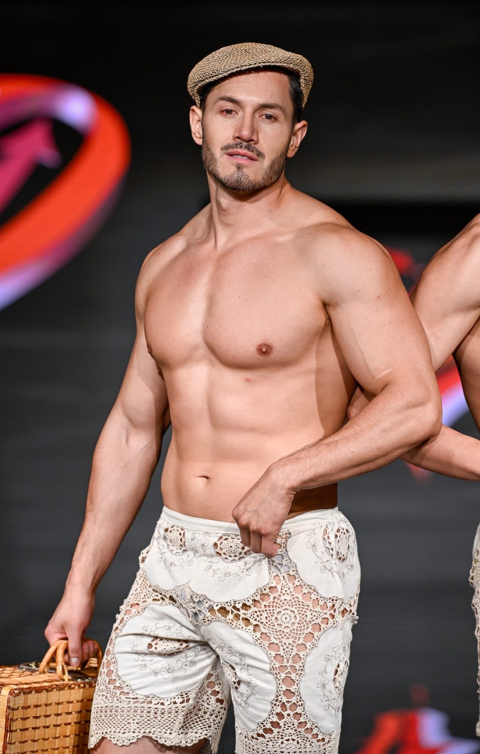 MIAMI BEACH, FLORIDA - MAY 31: A model walks the runway at the Love For Upcycling show during Miami Swim Week Powered By Art Hearts Fashion at Eden Roc Hotel on May 31, 2025 in Miami Beach, Florida. (Photo by Arun Nevader/Getty Images for Art Hearts Fashion)