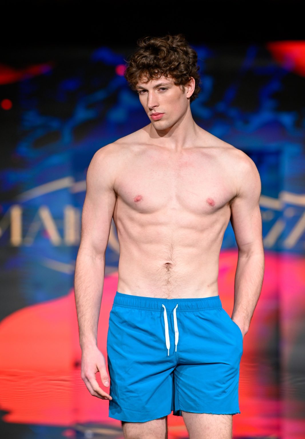 MIAMI BEACH, FLORIDA - MAY 31: A model walks the runway at the Marqueza show during Miami Swim Week Powered By Art Hearts Fashion at Eden Roc Hotel on May 31, 2025 in Miami Beach, Florida. (Photo by Arun Nevader/Getty Images for Art Hearts Fashion)