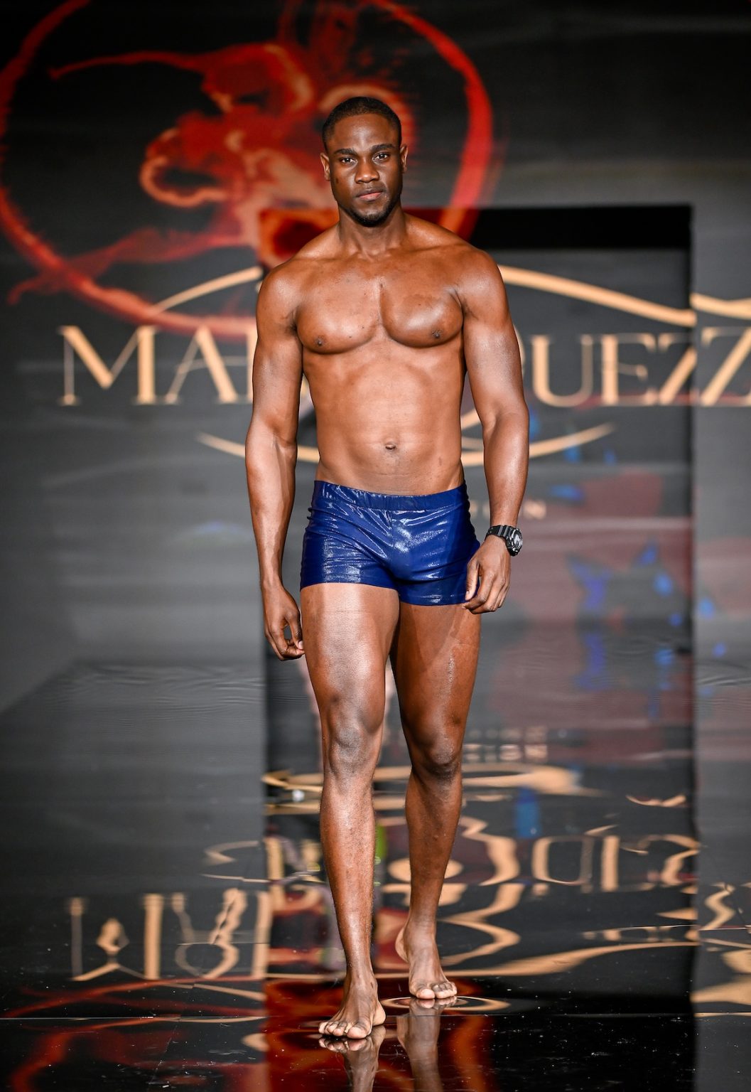 MIAMI BEACH, FLORIDA - MAY 31: A model walks the runway at the Marqueza show during Miami Swim Week Powered By Art Hearts Fashion at Eden Roc Hotel on May 31, 2025 in Miami Beach, Florida. (Photo by Arun Nevader/Getty Images for Art Hearts Fashion)