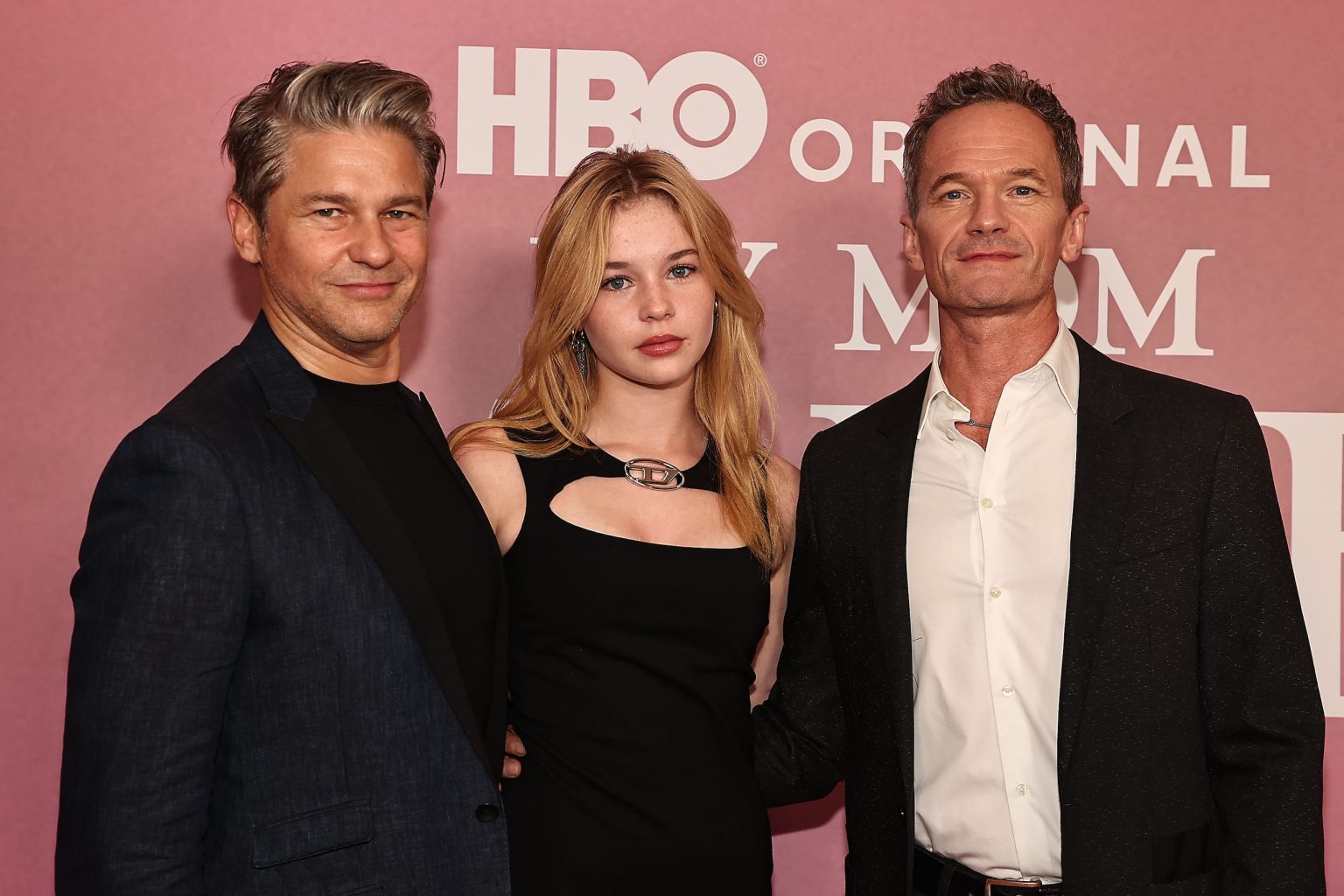 New York, New York - 6/13/25 - 2025 Tribeca Festival hosts New York Premiere of HBO Documentary “ MY MOM JAYNE “ -PICTURED: David Burtka , Harper Grace and Neil Patrick Harris - PHOTO by: Dave Allocca / Starpix - Location: Carnegie Hall