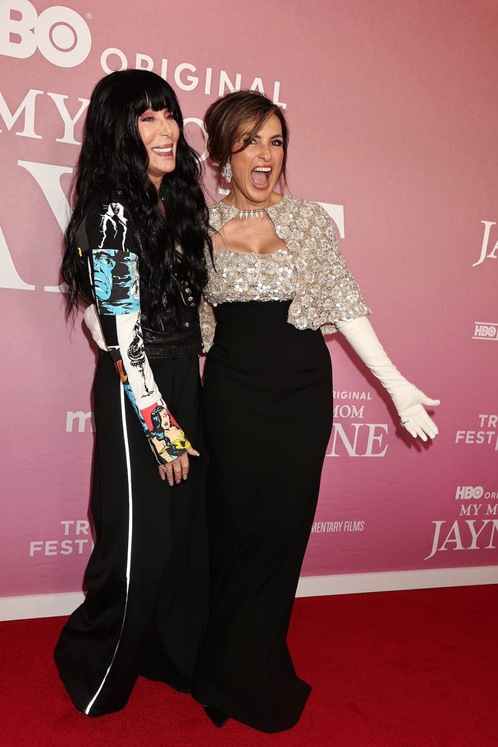 New York, New York - 6/13/25 - 2025 Tribeca Festival hosts New York Premiere of HBO Documentary “ MY MOM JAYNE “ -PICTURED: Cher and Mariska Haritay - PHOTO by: Dave Allocca / Starpix - Location: Carnegie Hall