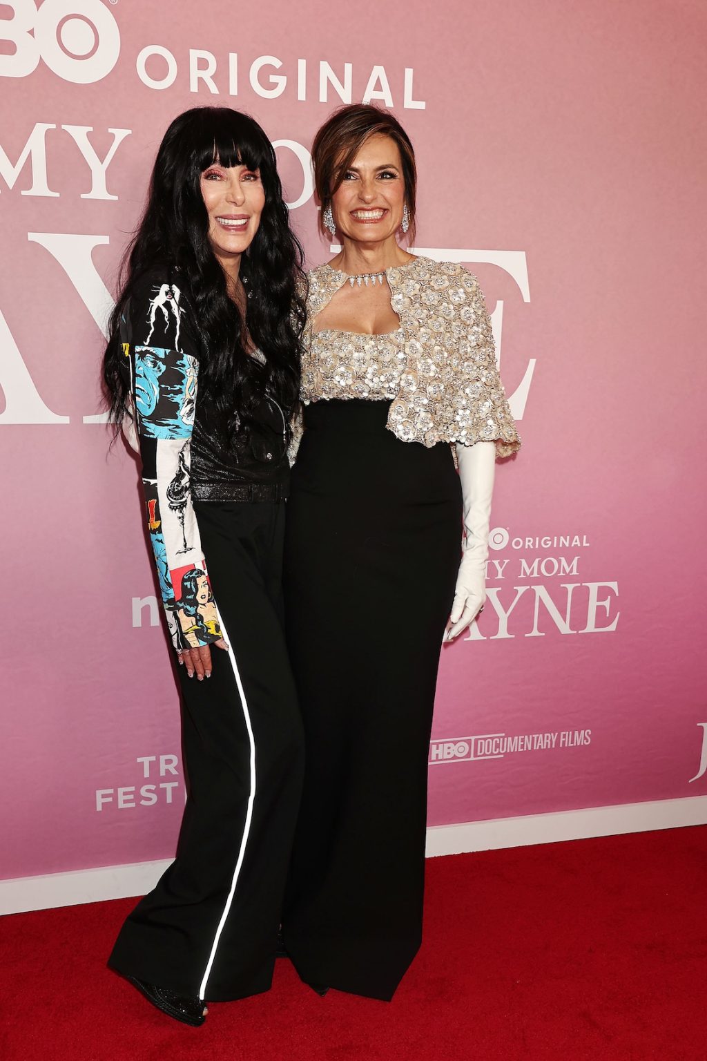 New York, New York - 6/13/25 - 2025 Tribeca Festival hosts New York Premiere of HBO Documentary “ MY MOM JAYNE “ -PICTURED: Cher and Mariska Haritay - PHOTO by: Dave Allocca / Starpix - Location: Carnegie Hall