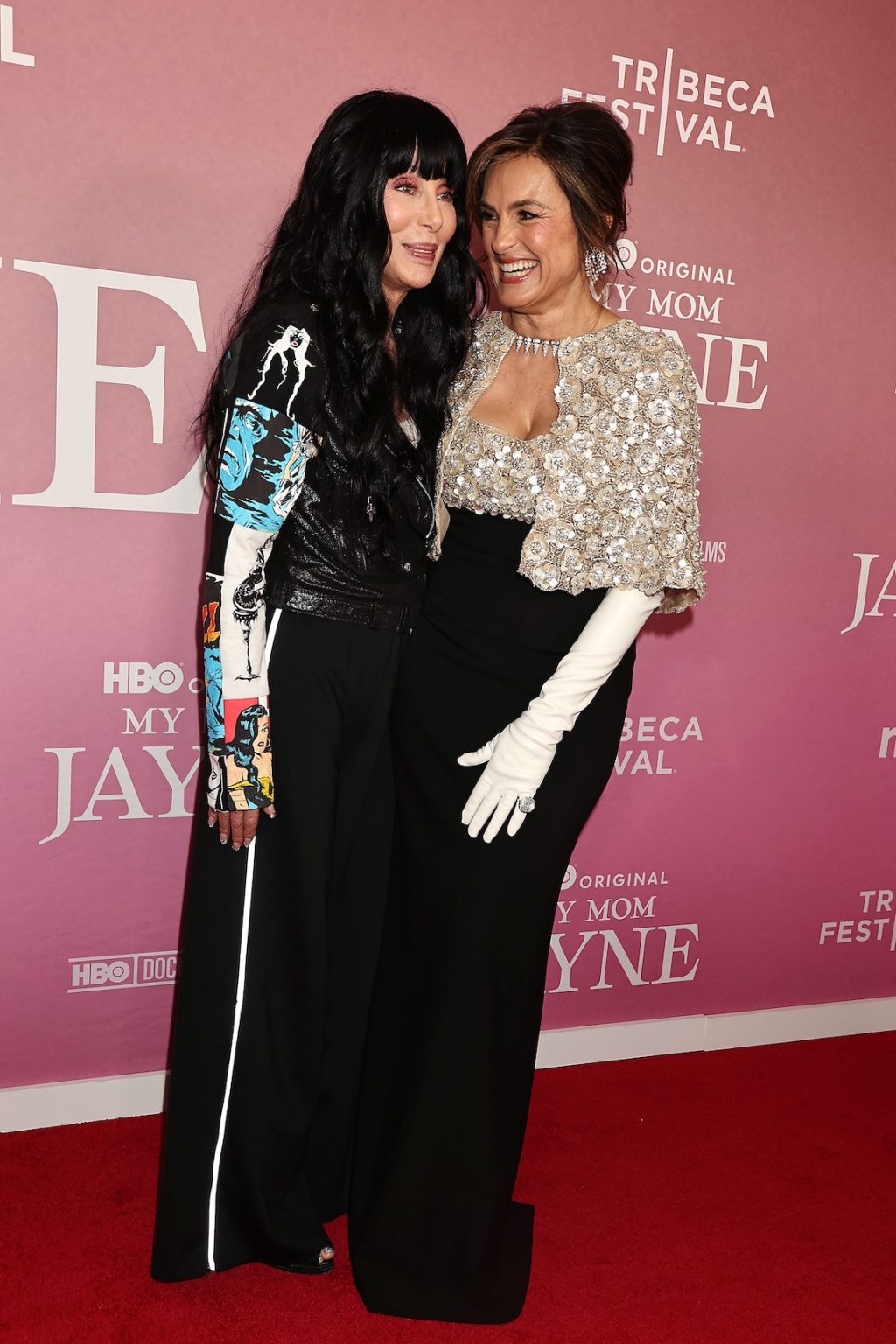 New York, New York - 6/13/25 - 2025 Tribeca Festival hosts New York Premiere of HBO Documentary “ MY MOM JAYNE “ -PICTURED: Cher and Mariska Haritay - PHOTO by: Dave Allocca / Starpix - Location: Carnegie Hall