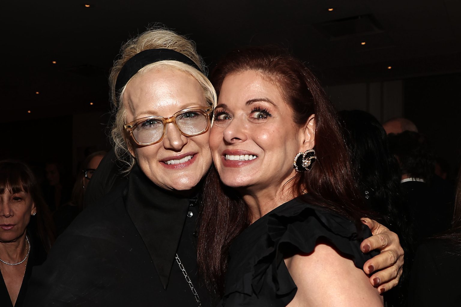 New York, New York - 6/13/25 - 2025 Tribeca Festival hosts New York Premiere of HBO Documentary “ MY MOM JAYNE “ -PICTURED: Nancy Jarecki and Debra Messing - PHOTO by: Dave Allocca / Starpix - Location: Carnegie Hall