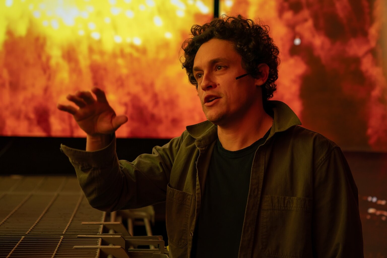 Director Phil Lord on the set of his film PROJECT HAIL MARY, from Amazon MGM Studios. Photo credit: Jonathan Olley © 2026 Amazon Content Services LLC. All Rights Reserved.