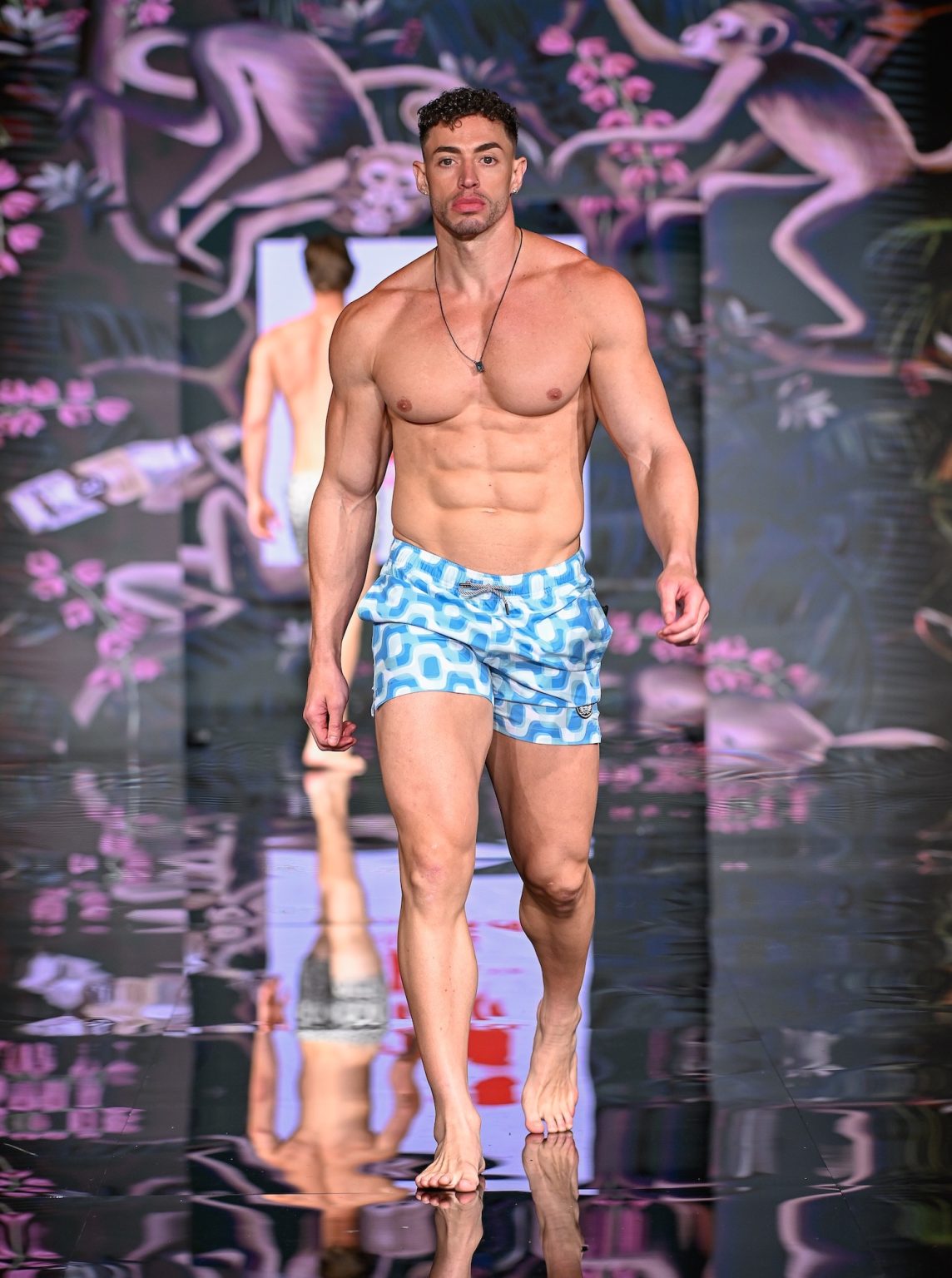 MIAMI BEACH, FLORIDA - MAY 30: A model walks the runway at the CA-RIO-CA Sunga Co. Show during Miami Swim Week Powered By Art Hearts Fashion at Eden Roc Hotel on May 30, 2025 in Miami Beach, Florida. (Photo by Arun Nevader/Getty Images for Art Hearts Fashion)