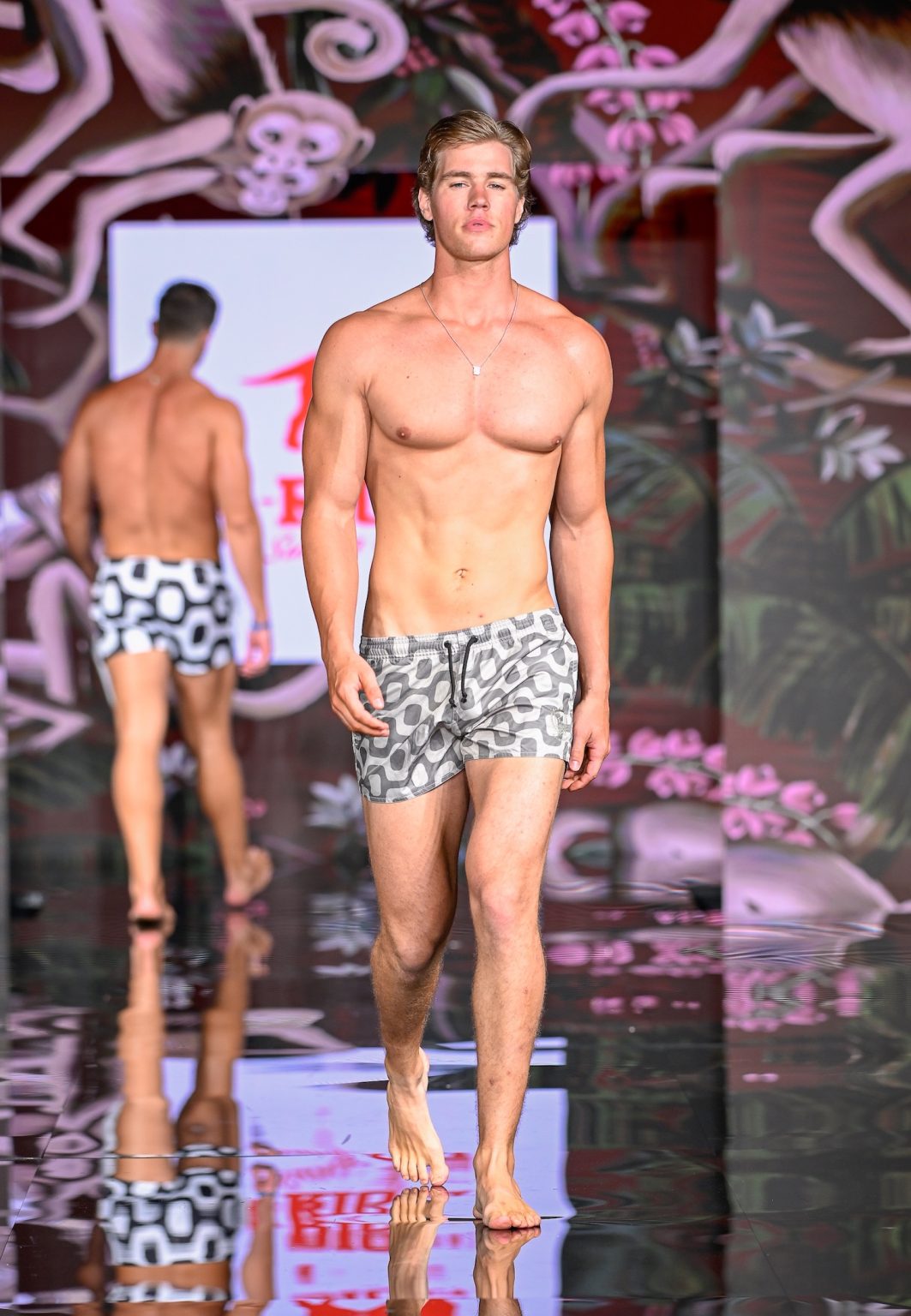 MIAMI BEACH, FLORIDA - MAY 30: A model walks the runway at the CA-RIO-CA Sunga Co. Show during Miami Swim Week Powered By Art Hearts Fashion at Eden Roc Hotel on May 30, 2025 in Miami Beach, Florida. (Photo by Arun Nevader/Getty Images for Art Hearts Fashion)