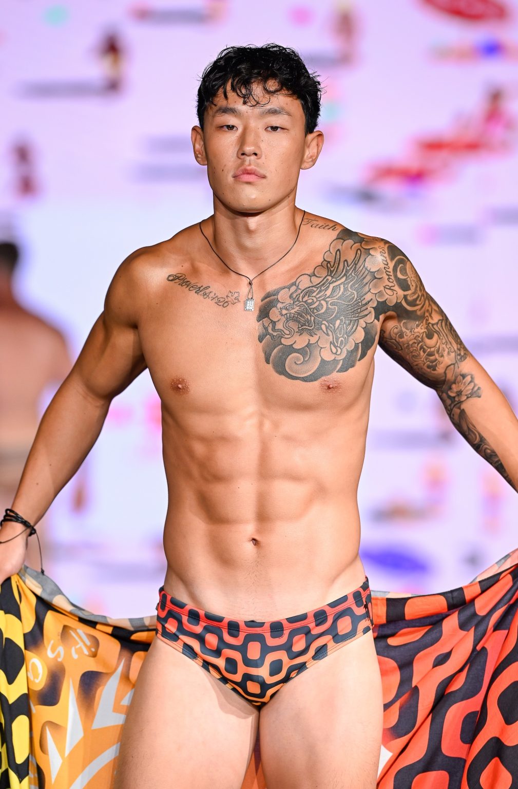 MIAMI BEACH, FLORIDA - MAY 30: A model walks the runway at the CA-RIO-CA Sunga Co. Show during Miami Swim Week Powered By Art Hearts Fashion at Eden Roc Hotel on May 30, 2025 in Miami Beach, Florida. (Photo by Arun Nevader/Getty Images for Art Hearts Fashion)