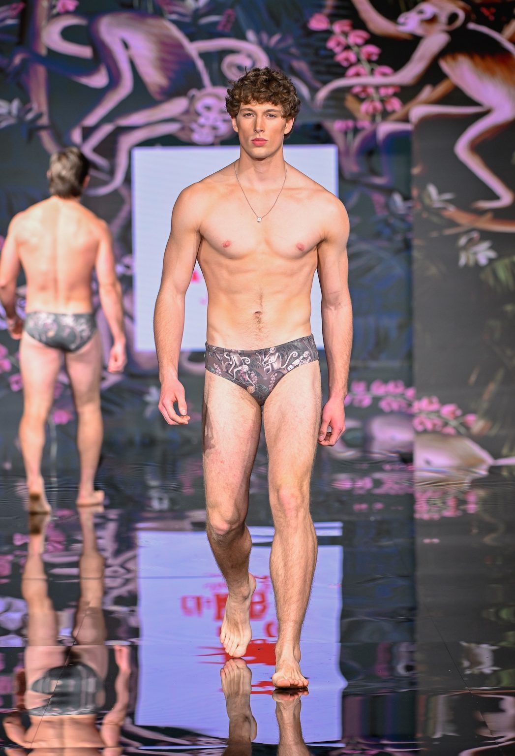 MIAMI BEACH, FLORIDA - MAY 30: A model walks the runway at the CA-RIO-CA Sunga Co. Show during Miami Swim Week Powered By Art Hearts Fashion at Eden Roc Hotel on May 30, 2025 in Miami Beach, Florida. (Photo by Arun Nevader/Getty Images for Art Hearts Fashion)