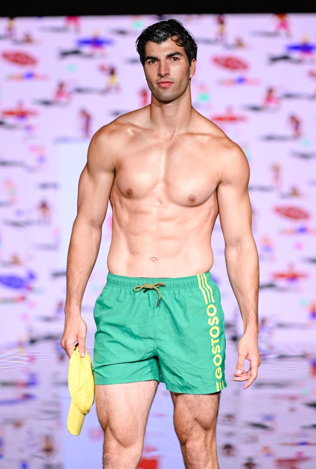 MIAMI BEACH, FLORIDA - MAY 30: A model walks the runway at the CA-RIO-CA Sunga Co. Show during Miami Swim Week Powered By Art Hearts Fashion at Eden Roc Hotel on May 30, 2025 in Miami Beach, Florida. (Photo by Arun Nevader/Getty Images for Art Hearts Fashion)