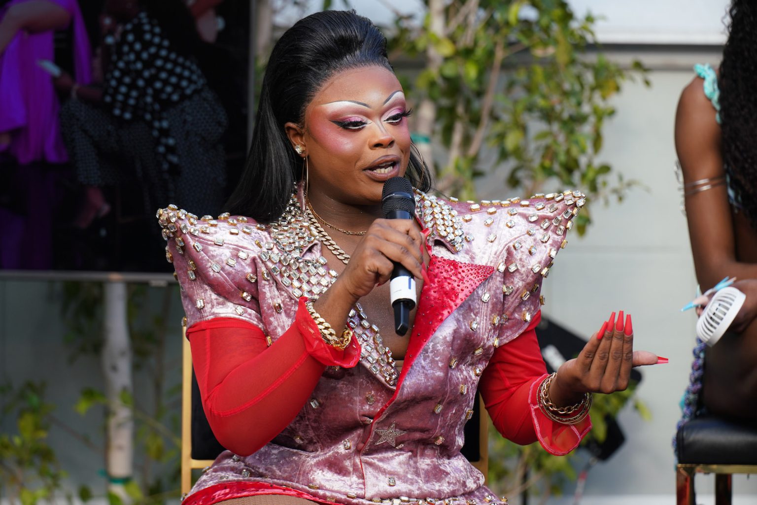 LOS ANGELES, CALIFORNIA - JUNE 06: Onya Nurve during the RuPaul's Drag Race Official FYC Event at Skybar in the Mondrian Los Angeles on June 06, 2025 in Los Angeles, California. (Photo by Gonzalo Marroquin/Getty Images for MTV)