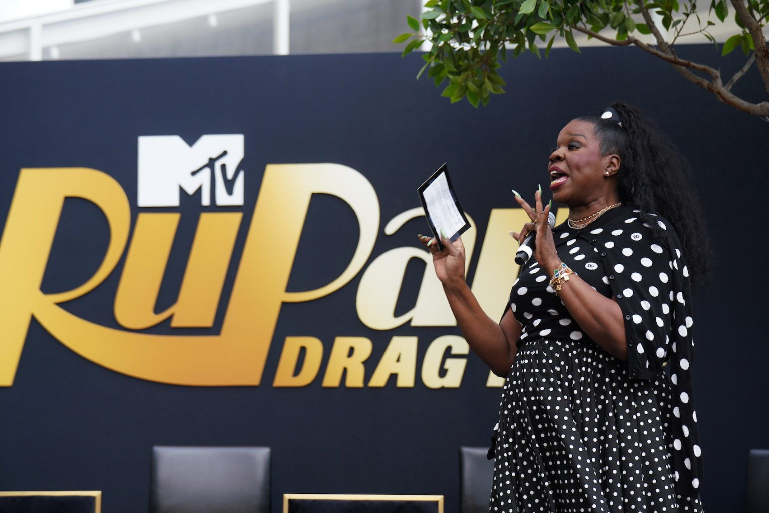 LOS ANGELES, CALIFORNIA - JUNE 06: Leslie Jones during the RuPaul's Drag Race Official FYC Event at Skybar in the Mondrian Los Angeles on June 06, 2025 in Los Angeles, California. (Photo by Gonzalo Marroquin/Getty Images for MTV)