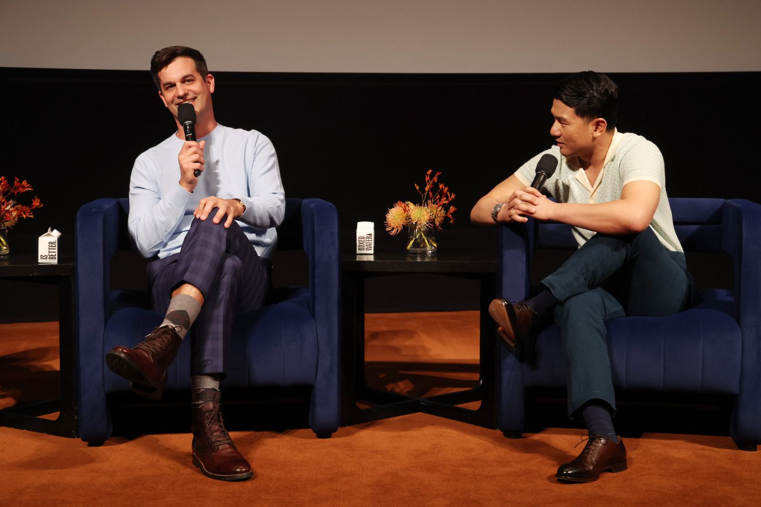 LOS ANGELES, CALIFORNIA - JUNE 07: Michael Kosta and Ronny Chieng attend Comedy Central's "The Daily Show" FYC Event at Linwood Dunn Theater on June 07, 2025 in Los Angeles, California. (Photo by Phillip Faraone/Getty Images for Comedy Central)