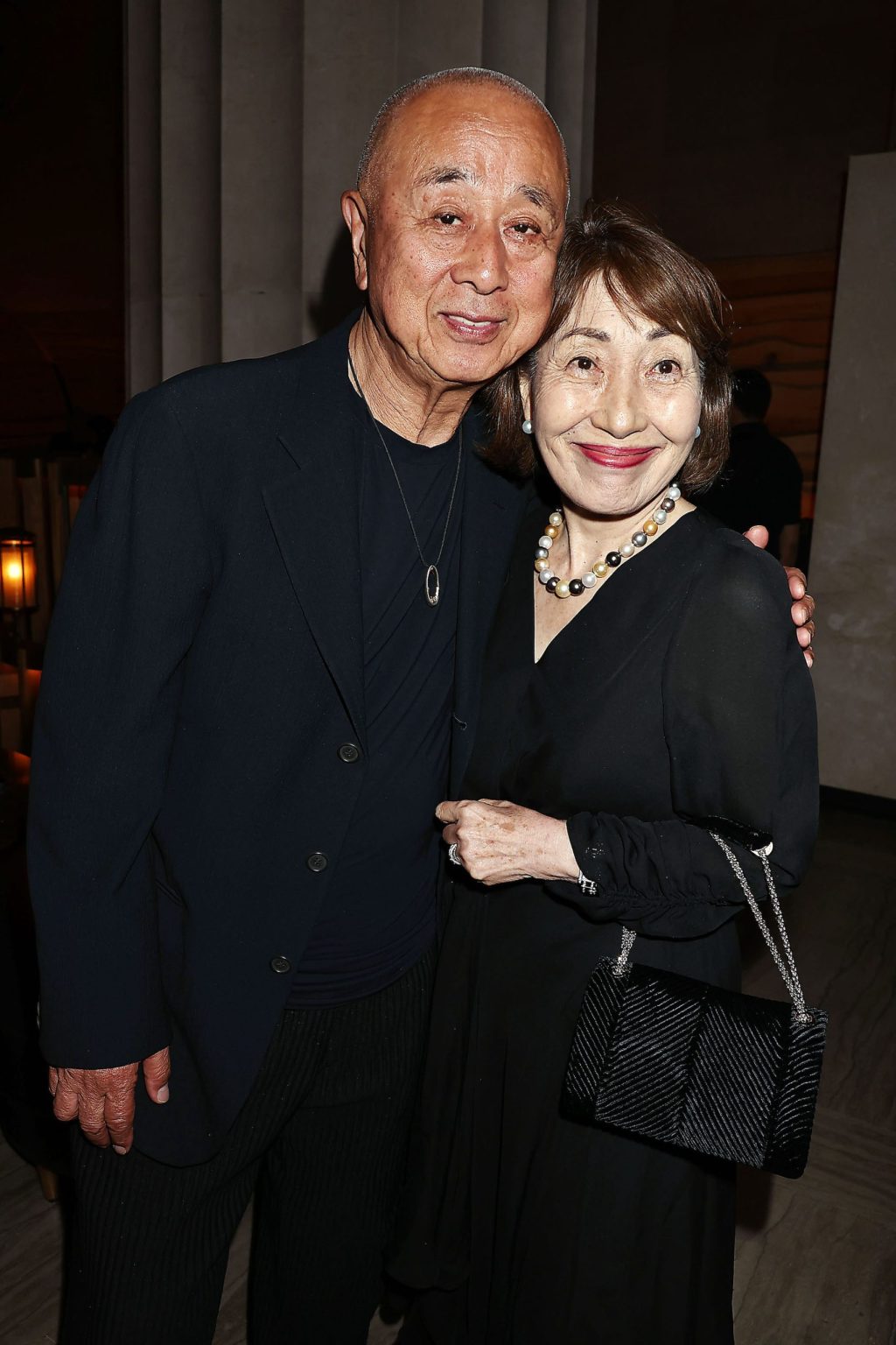 New York, New York - 6/11/25 - Vertical’s NOBU New York Premiere at Tribeca Festival on June 11 in advance of the film’s June 27th NYC theatrical release and national roll out Beginning July 24th Guest Included Chef Nobuyki Matsuhisa and Yoko Matsuhisa -PICTURED: Chef Nobuyki Matsuhisa and Yoko Matsuhisa - PHOTO by: Dave Allocca / Starpix - Location: NOBU