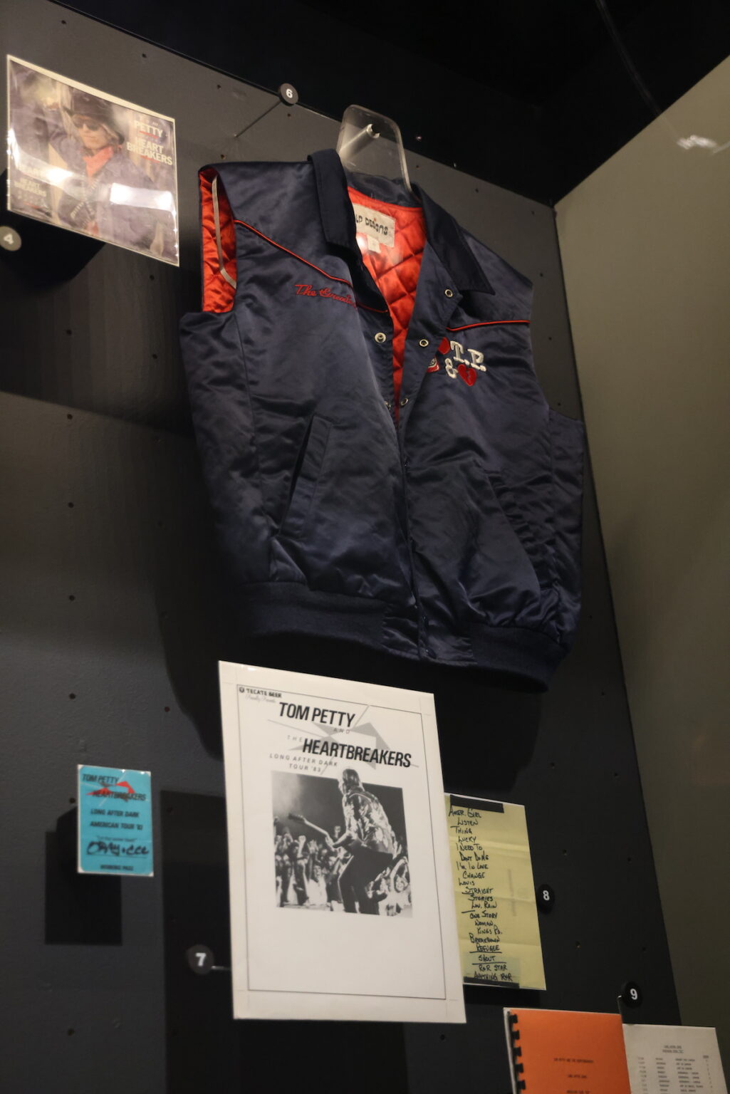 ROCK & ROLL HALL OF FAME WELCOMES 2002 INDUCTEES TOM PETTY AND THE HEARTBREAKERS NEW ARTIFACTS CELEBRATING THE LONG AFTER DARK ALBUM AND TOUR