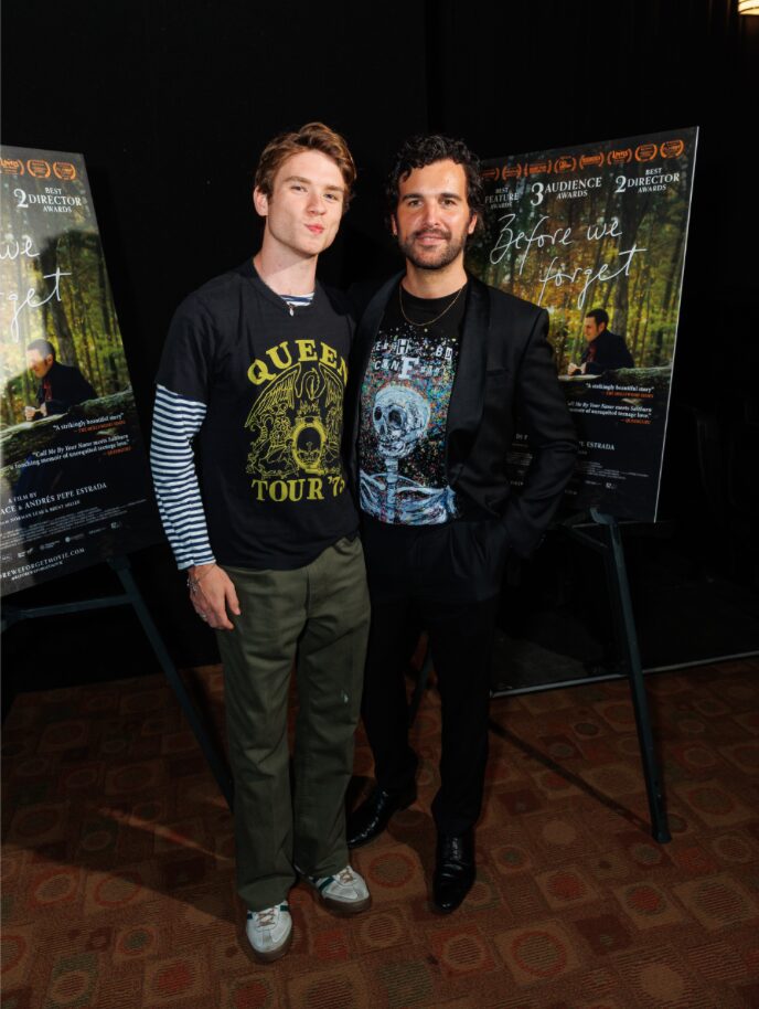 L:R Oscar Morgan, Juan Pablo Di Pace (Photo by Frank Salas)