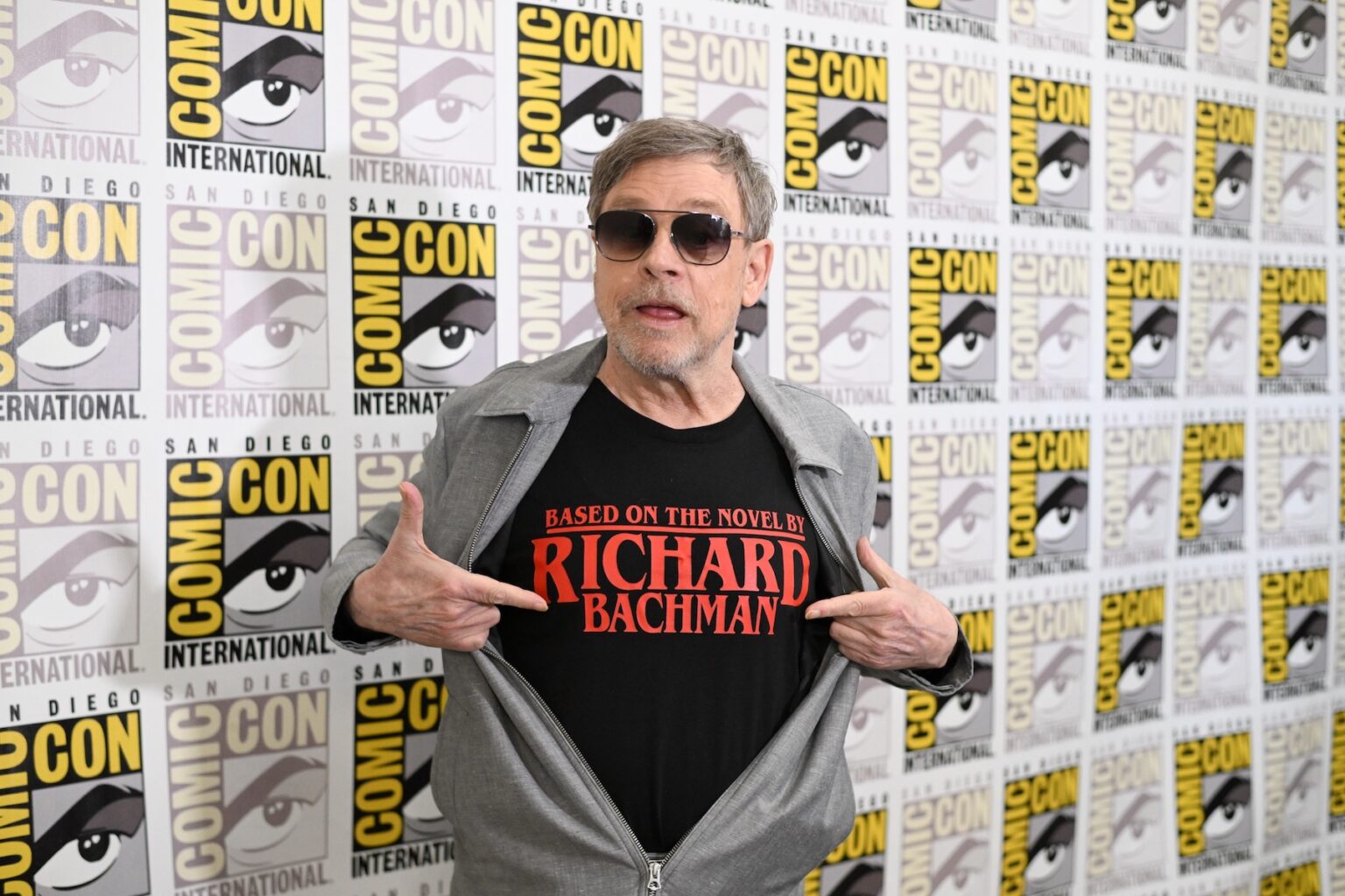 SAN DIEGO, CALIFORNIA - JULY 25: Mark Hamill attends “The Long Walk” panel at San Diego Comic-Con International 2025 at the San Diego Convention Center on July 25, 2025 in San Diego, California. (Photo by Vivien Killilea/Getty Images for Lionsgate)
