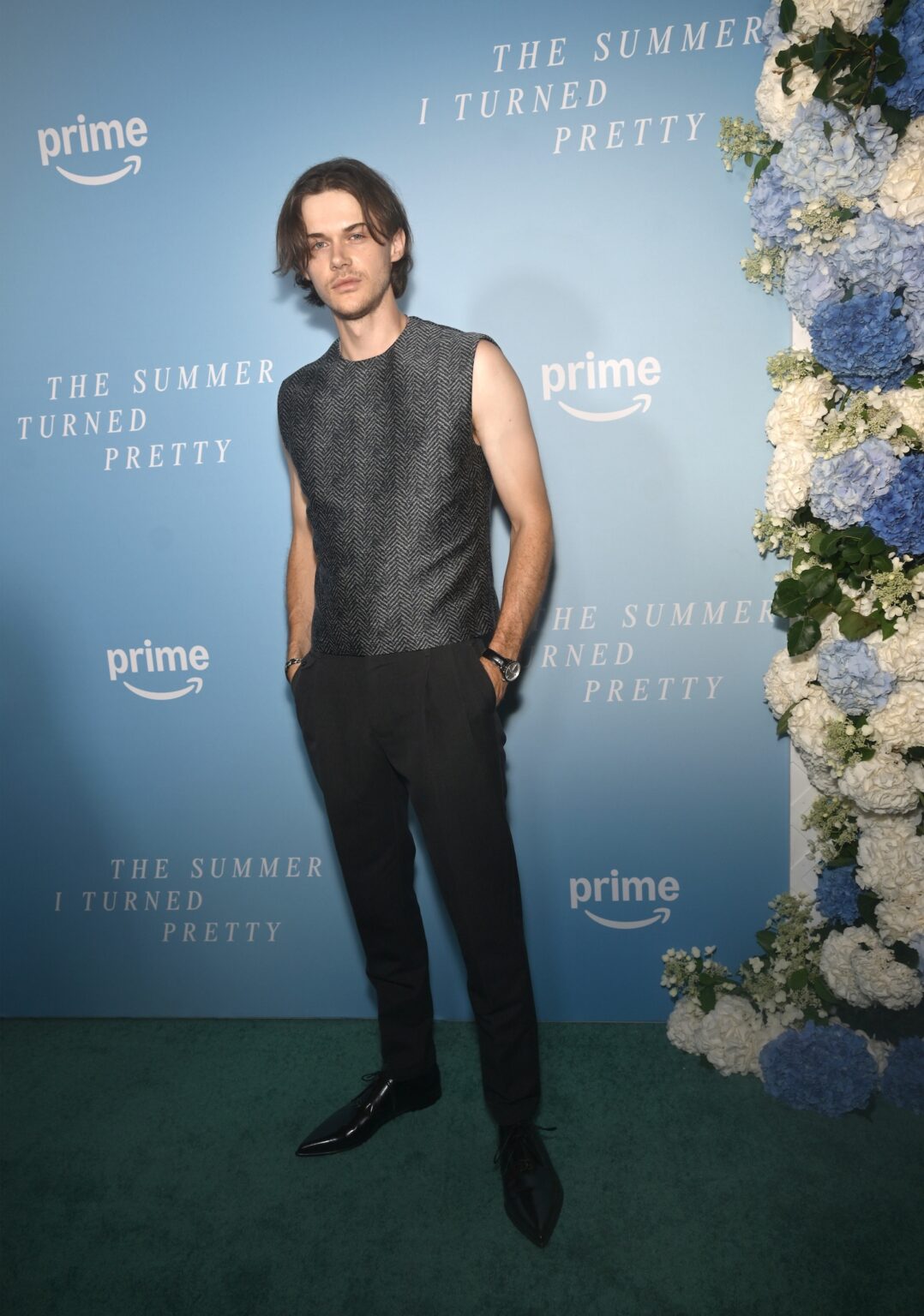 NEW YORK, NEW YORK - JULY 16: Christopher Briney attends "The Summer I Turned Pretty" Season Three Launch Party on July 16, 2025 in New York City. (Photo by Valerie Terranova/Getty Images for Prime Video)