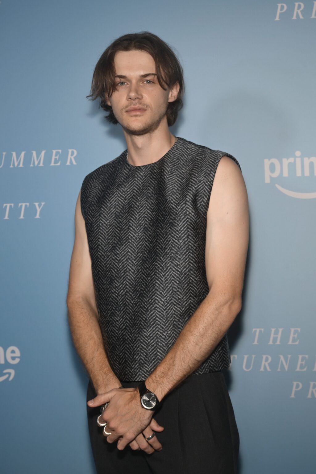 NEW YORK, NEW YORK - JULY 16: Christopher Briney attends "The Summer I Turned Pretty" Season Three Launch Party on July 16, 2025 in New York City. (Photo by Valerie Terranova/Getty Images for Prime Video)