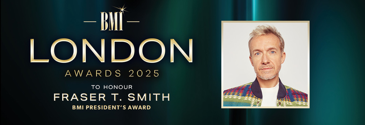GRAMMY, BRIT AND IVOR AWARD-WINNING PRODUCER AND SONGWRITER FRASER T. SMITH TO BE HONOURED WITH THE BMI PRESIDENT’S AWARD AT THE 2025 BMI LONDON AWARDS