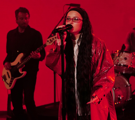 Lauren Spencer Smith performs on Jimmy Kimmel Live!