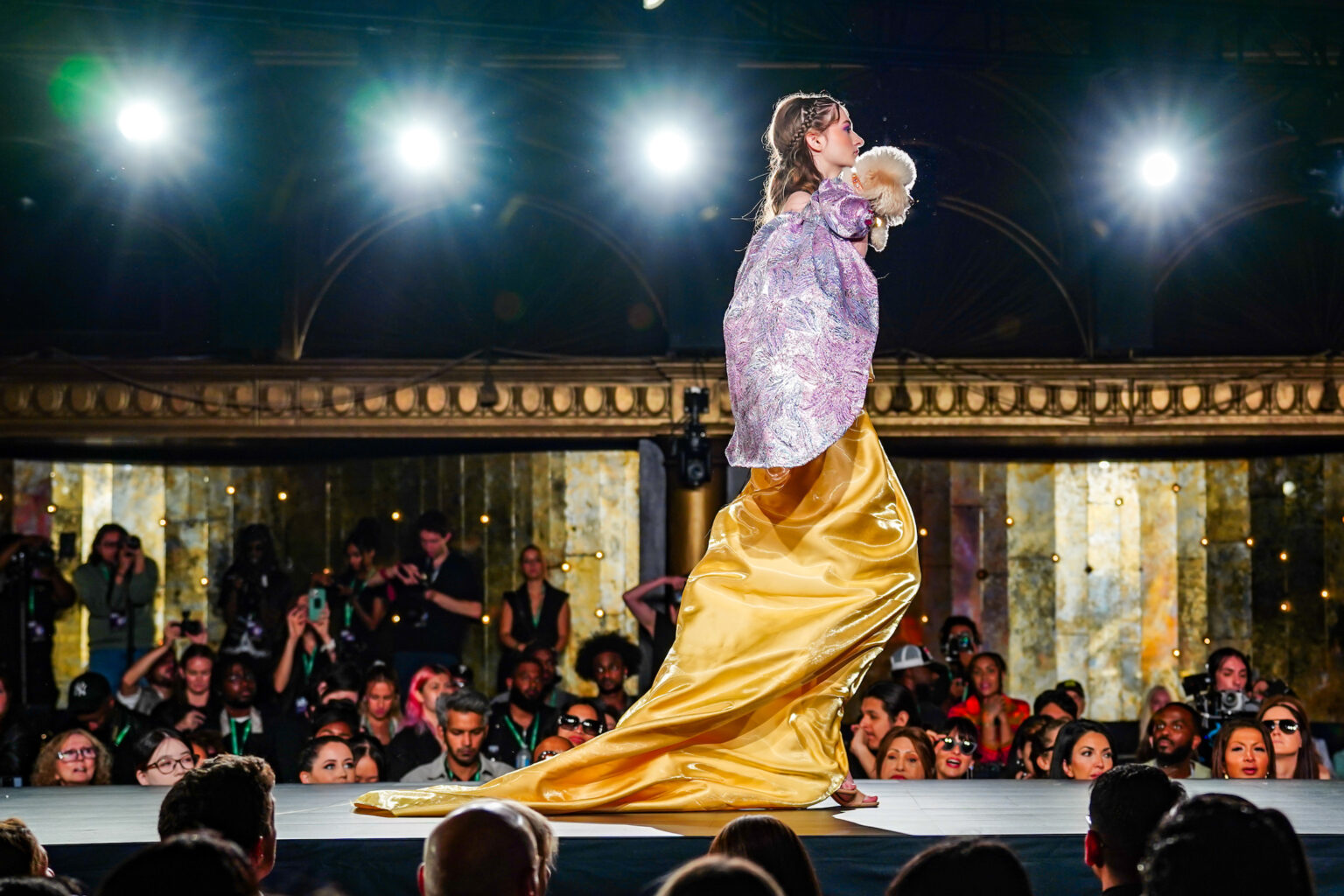 A Cat and Dogs In Haute Couture Take Over New York Fashion Week