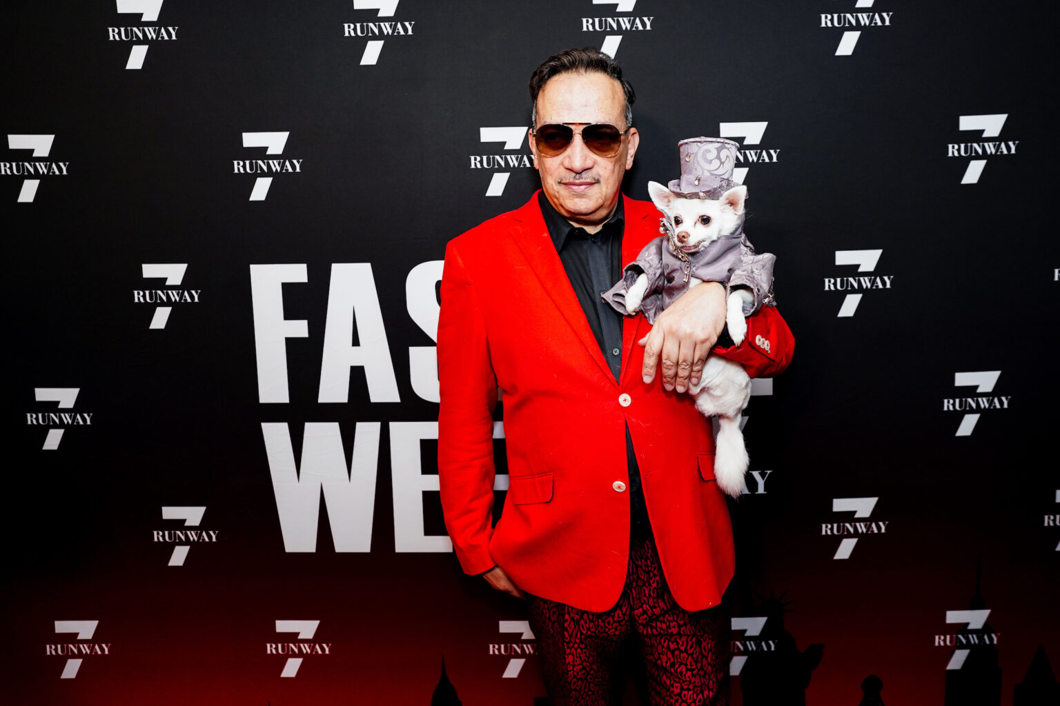 A Cat and Dogs In Haute Couture Take Over New York Fashion Week