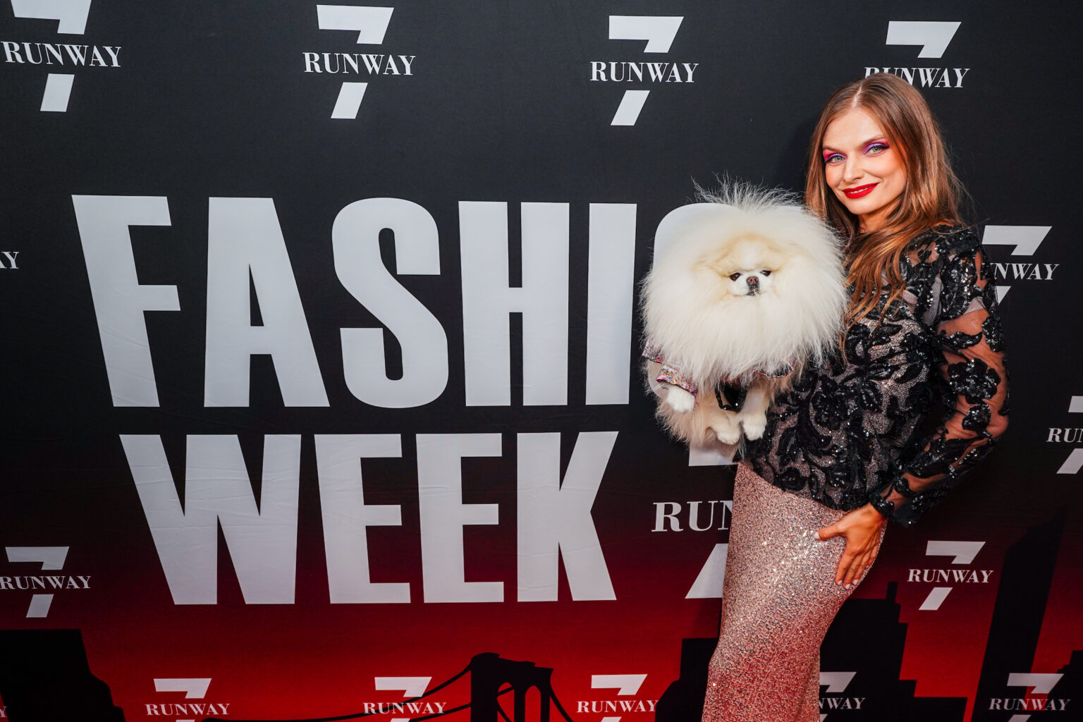 A Cat and Dogs In Haute Couture Take Over New York Fashion Week
