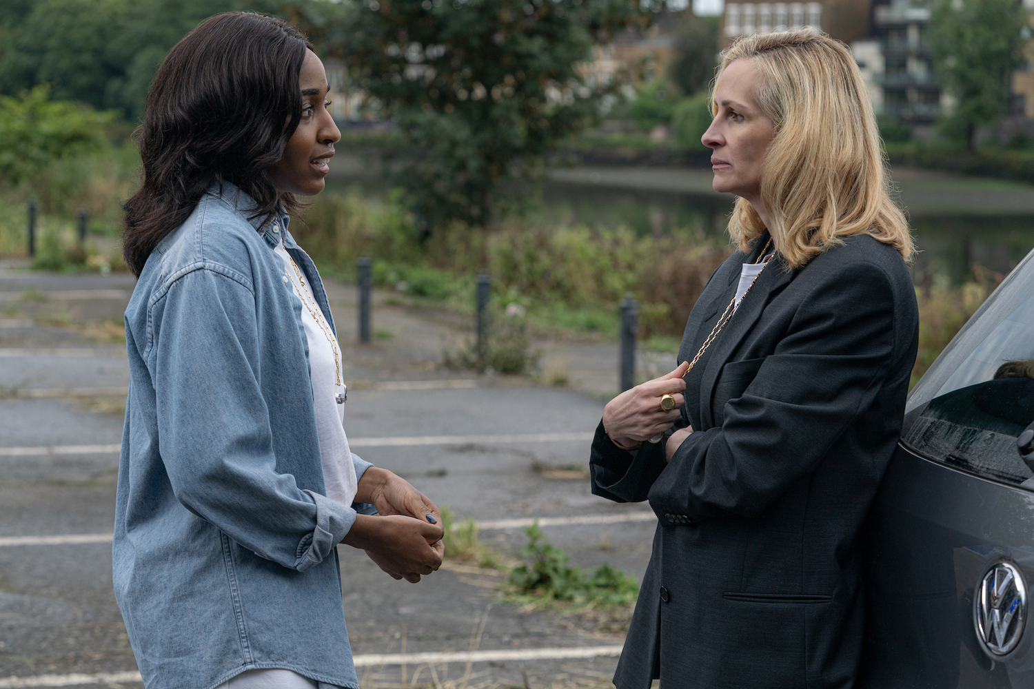 AFTER THE HUNT starring Julia Roberts, Ayo Edebiri and Andrew Garfield