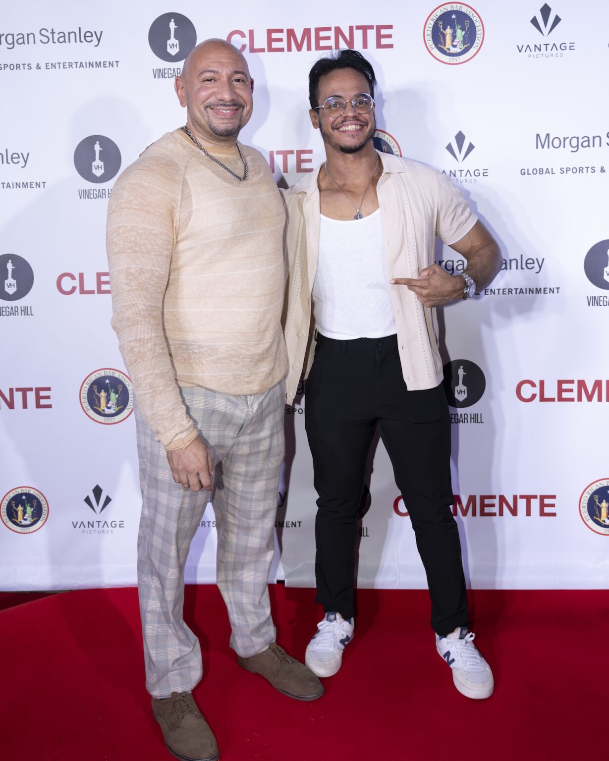 NEW YORK, NEW YORK - SEPTEMBER 11: CALIXTO CHINCHILLA at the CLEMENTE New York Premiere at EMPIRE AMC 25 on September 11, 2025 in New York, New York.