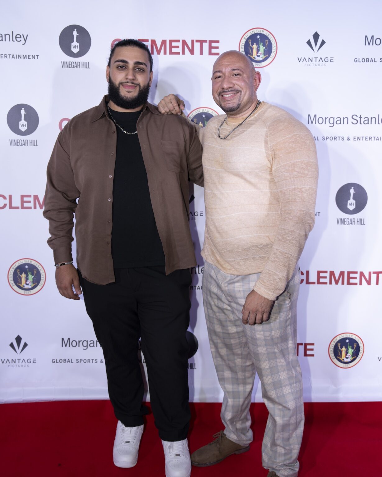 NEW YORK, NEW YORK - SEPTEMBER 11: CALIXTO CHINCHILLA at the CLEMENTE New York Premiere at EMPIRE AMC 25 on September 11, 2025 in New York, New York.