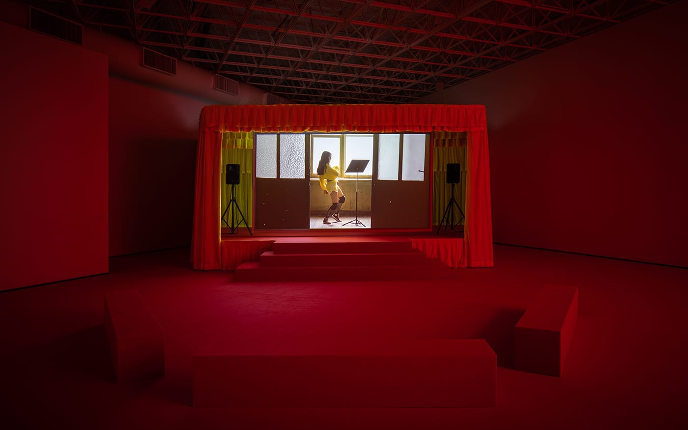 Installation view of Diane Severin Nguyen: IF REVOLUTION IS A SICKNESS, October 28, 2022–February 26, 2023 at Contemporary Arts Museum Houston. © Diane Severin Nguyen, courtesy the artist and Bureau, New York. Photo by Sean Fleming.