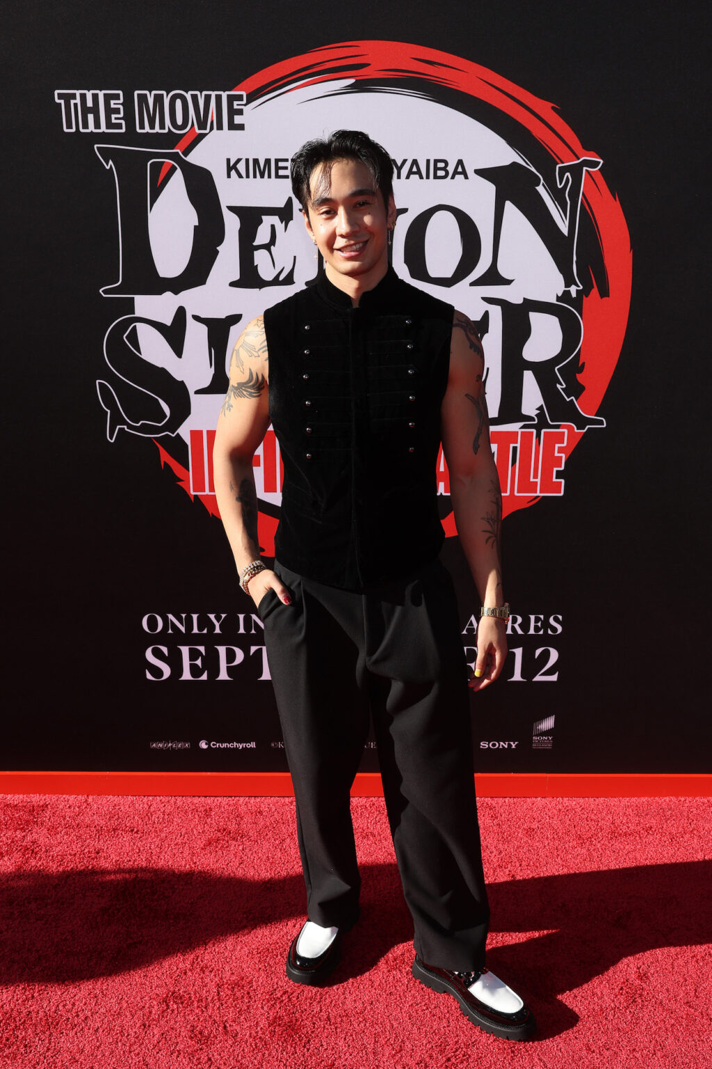 HOLLYWOOD, CALIFORNIA - SEPTEMBER 09: Spencer "Brolicpump" attends the Los Angeles premiere of "Demon Slayer: Kimetsu No Yaiba Infinity Castle" at TCL Chinese Theatre on September 09, 2025 in Hollywood, California. (Photo by Randy Shropshire/Getty Images for Crunchyroll, Sony Pictures Entertainment, Aniplex)