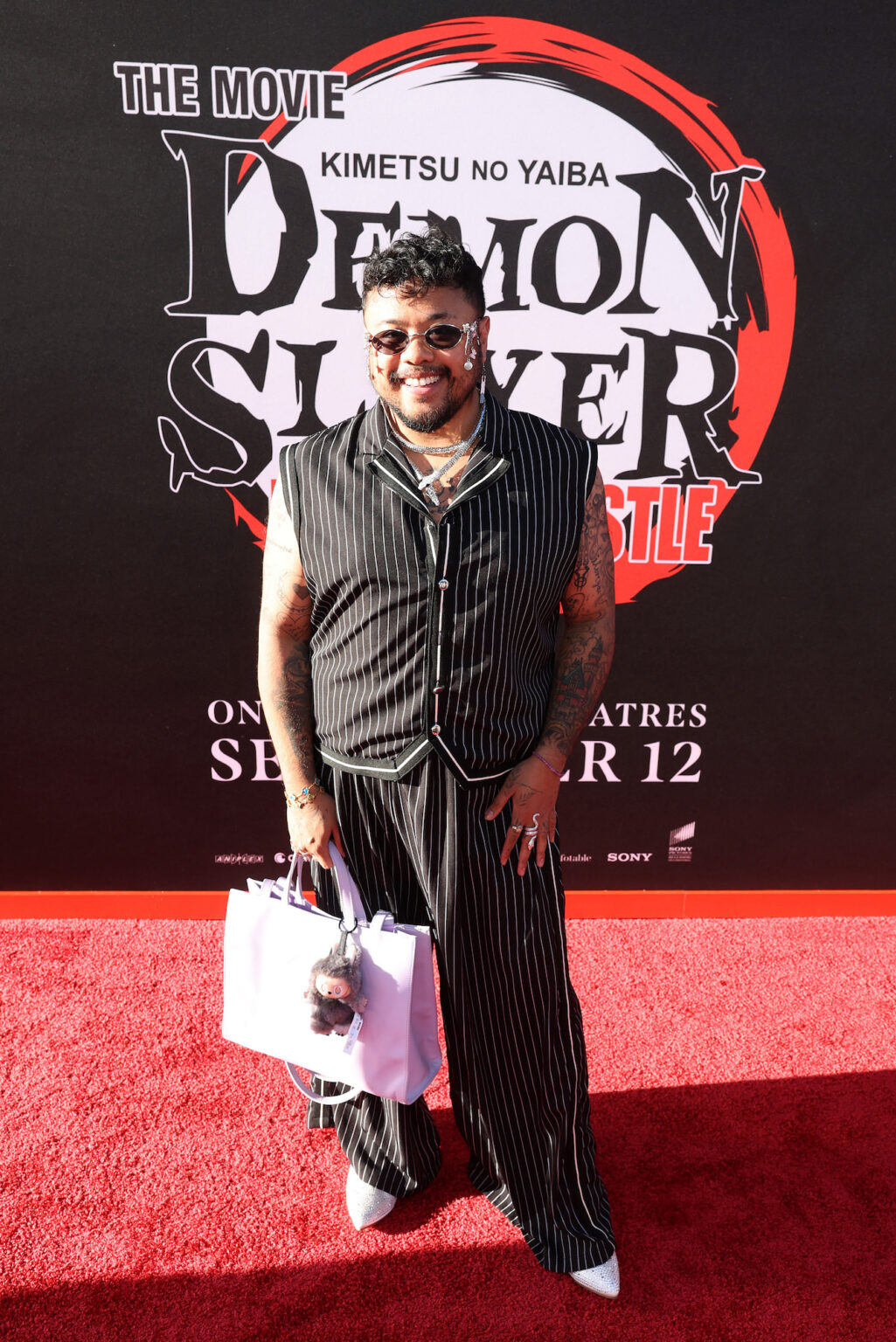 HOLLYWOOD, CALIFORNIA - SEPTEMBER 09: Francis Dominic attends the Los Angeles premiere of "Demon Slayer: Kimetsu No Yaiba Infinity Castle" at TCL Chinese Theatre on September 09, 2025 in Hollywood, California. (Photo by Randy Shropshire/Getty Images for Crunchyroll, Sony Pictures Entertainment, Aniplex)