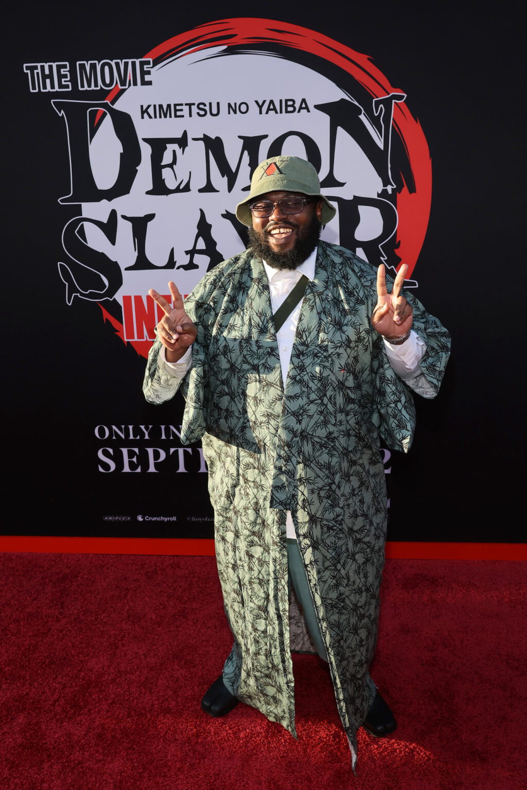 HOLLYWOOD, CALIFORNIA - SEPTEMBER 09: James Fauntleroy attends the Los Angeles premiere of "Demon Slayer: Kimetsu No Yaiba Infinity Castle" at TCL Chinese Theatre on September 09, 2025 in Hollywood, California. (Photo by Randy Shropshire/Getty Images for Crunchyroll, Sony Pictures Entertainment, Aniplex)