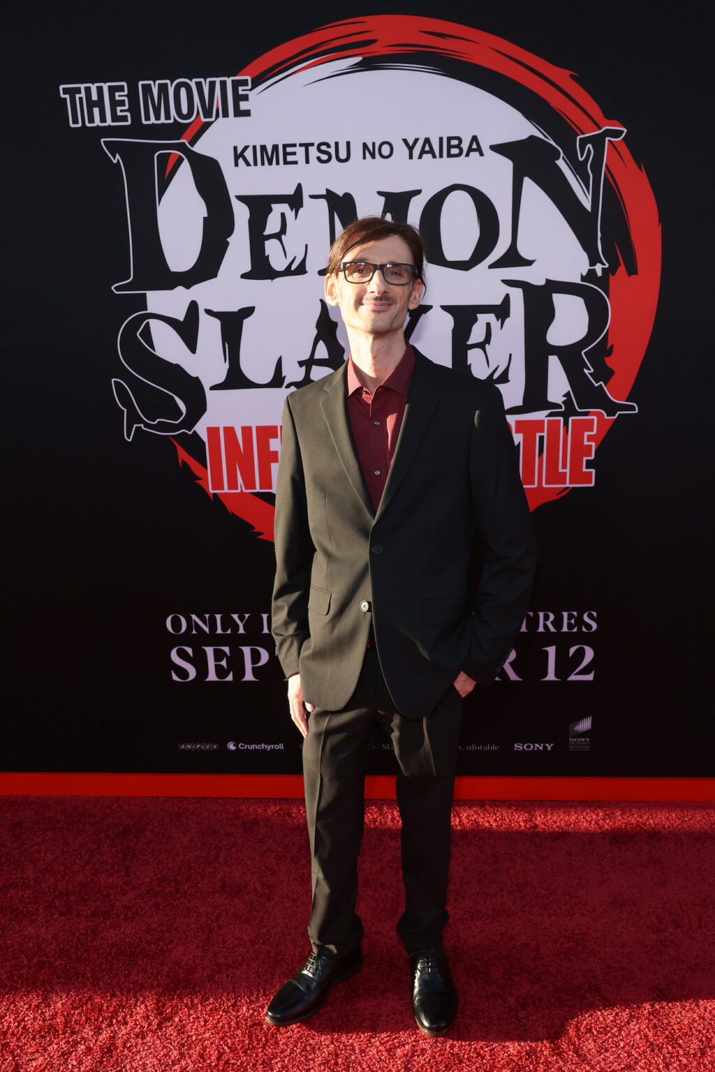 HOLLYWOOD, CALIFORNIA - SEPTEMBER 09: Lucien Dodge attends the Los Angeles premiere of "Demon Slayer: Kimetsu No Yaiba Infinity Castle" at TCL Chinese Theatre on September 09, 2025 in Hollywood, California. (Photo by Randy Shropshire/Getty Images for Crunchyroll, Sony Pictures Entertainment, Aniplex)