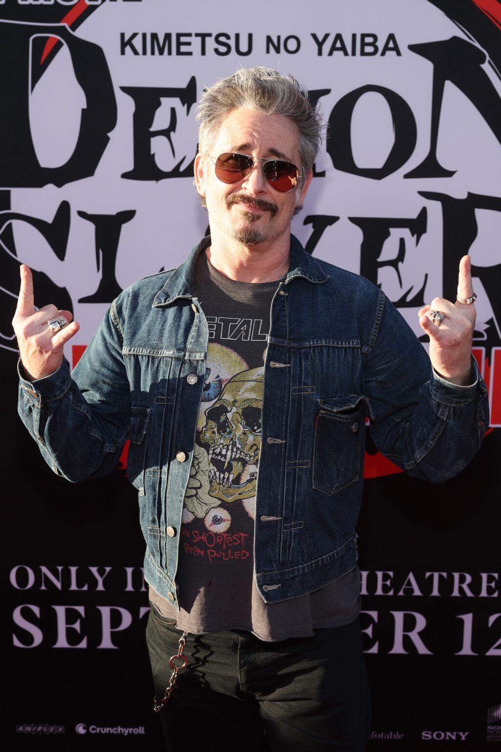 HOLLYWOOD, CALIFORNIA - SEPTEMBER 09: Doug Erholtz attends the Los Angeles premiere of "Demon Slayer: Kimetsu No Yaiba Infinity Castle" at TCL Chinese Theatre on September 09, 2025 in Hollywood, California. (Photo by Randy Shropshire/Getty Images for Crunchyroll, Sony Pictures Entertainment, Aniplex)