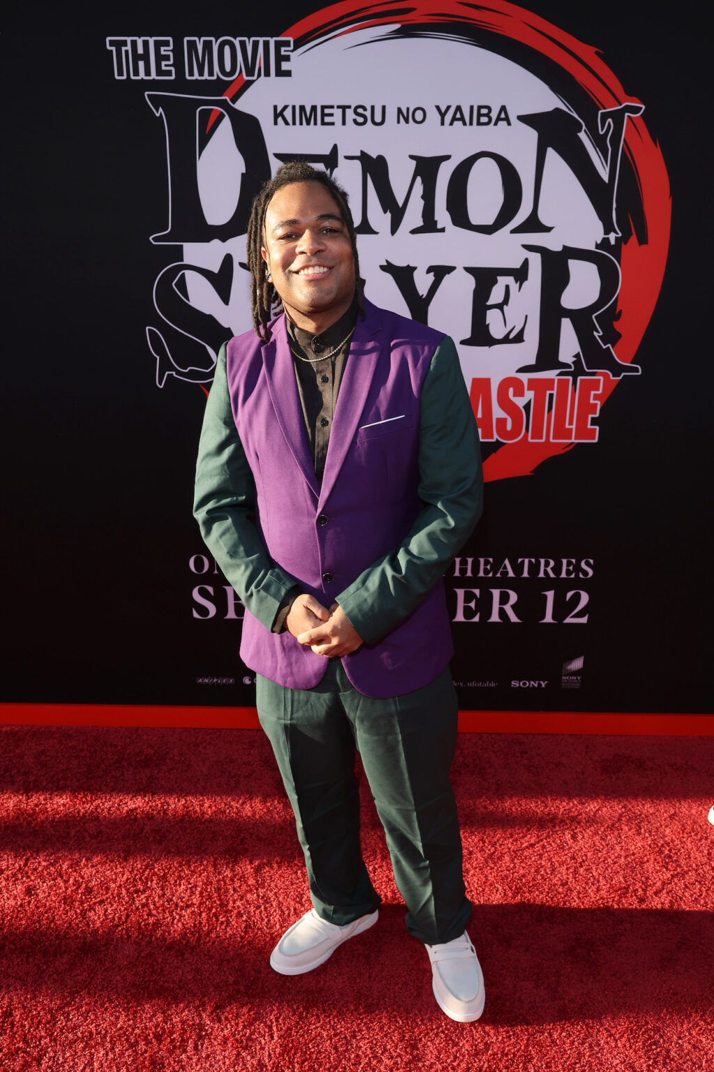 HOLLYWOOD, CALIFORNIA - SEPTEMBER 09: Zeno Robinson attends the Los Angeles premiere of "Demon Slayer: Kimetsu No Yaiba Infinity Castle" at TCL Chinese Theatre on September 09, 2025 in Hollywood, California. (Photo by Randy Shropshire/Getty Images for Crunchyroll, Sony Pictures Entertainment, Aniplex)