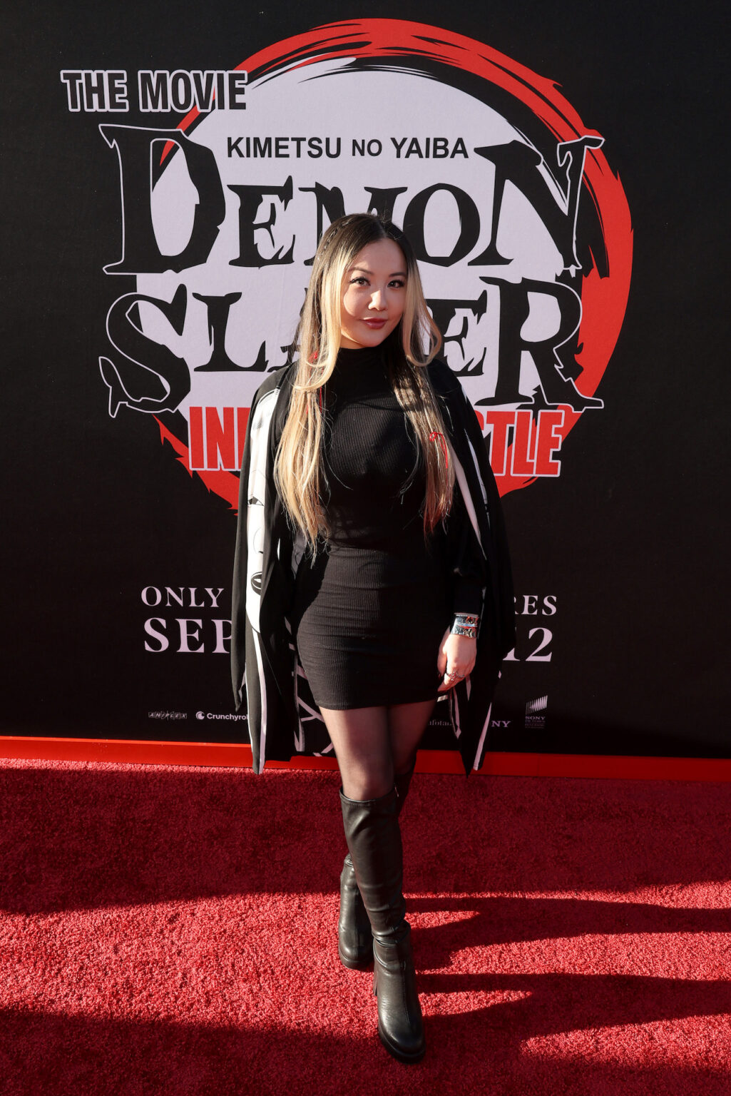 HOLLYWOOD, CALIFORNIA - SEPTEMBER 09: Gina Darling attends the Los Angeles premiere of "Demon Slayer: Kimetsu No Yaiba Infinity Castle" at TCL Chinese Theatre on September 09, 2025 in Hollywood, California. (Photo by Randy Shropshire/Getty Images for Crunchyroll, Sony Pictures Entertainment, Aniplex)