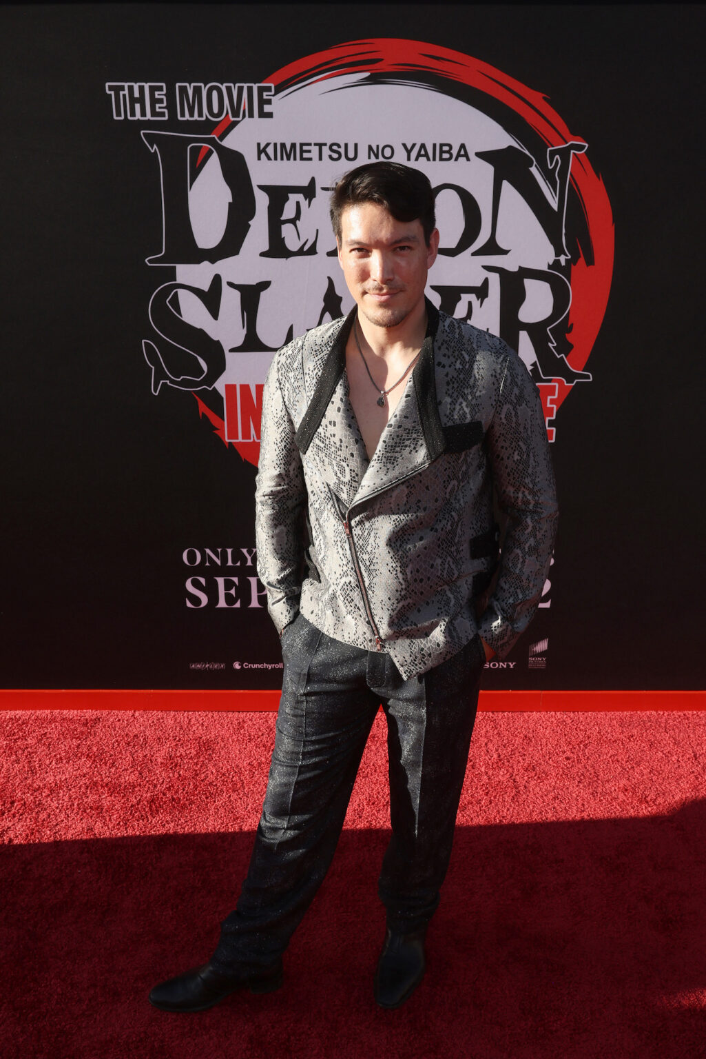 HOLLYWOOD, CALIFORNIA - SEPTEMBER 09: Noah Fleder attends the Los Angeles premiere of "Demon Slayer: Kimetsu No Yaiba Infinity Castle" at TCL Chinese Theatre on September 09, 2025 in Hollywood, California. (Photo by Randy Shropshire/Getty Images for Crunchyroll, Sony Pictures Entertainment, Aniplex)