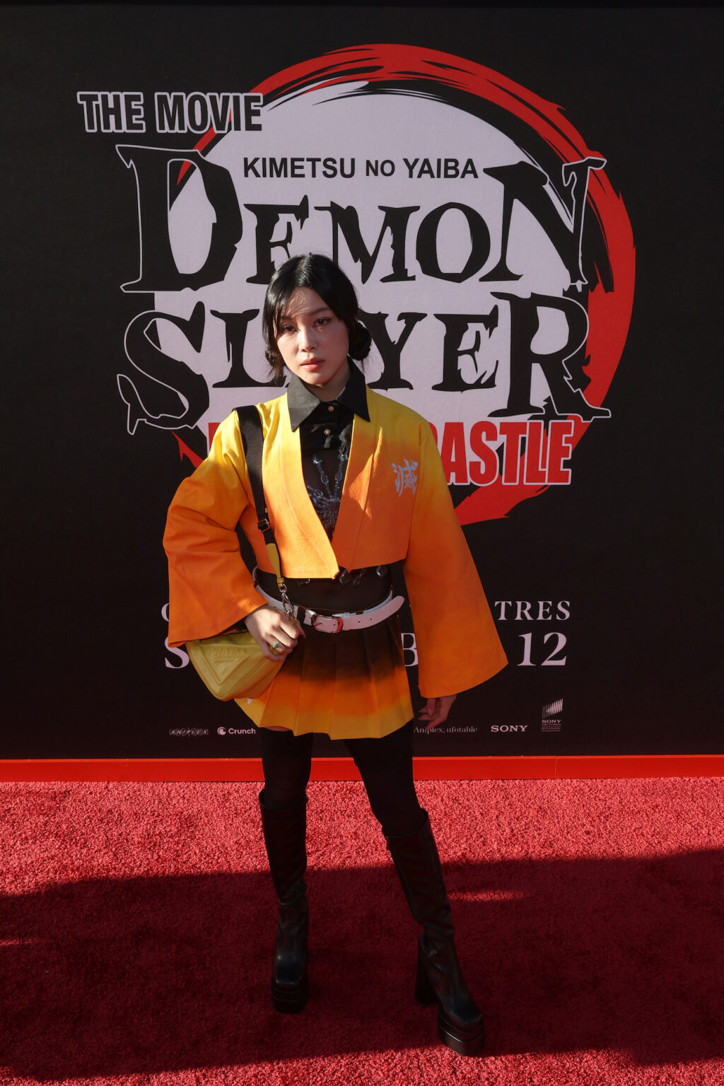HOLLYWOOD, CALIFORNIA - SEPTEMBER 09: Emily Mei attends the Los Angeles premiere of "Demon Slayer: Kimetsu No Yaiba Infinity Castle" at TCL Chinese Theatre on September 09, 2025 in Hollywood, California. (Photo by Randy Shropshire/Getty Images for Crunchyroll, Sony Pictures Entertainment, Aniplex)