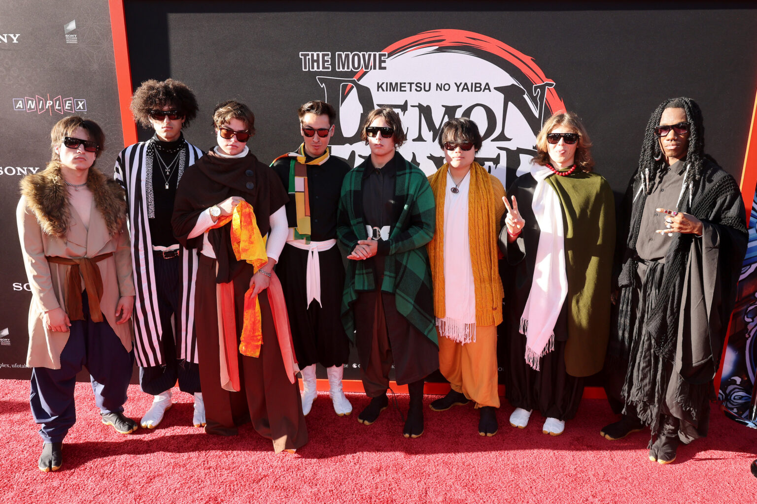 HOLLYWOOD, CALIFORNIA - SEPTEMBER 09: The Anime Men attend the Los Angeles premiere of "Demon Slayer: Kimetsu No Yaiba Infinity Castle" at TCL Chinese Theatre on September 09, 2025 in Hollywood, California. (Photo by Randy Shropshire/Getty Images for Crunchyroll, Sony Pictures Entertainment, Aniplex)